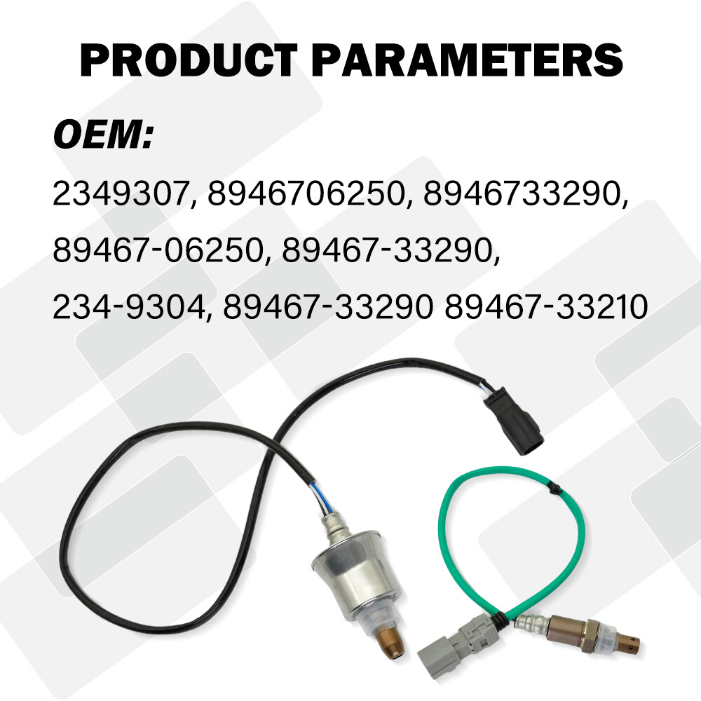 2Pcs 234-9307 234-9304 Up&Downstream Oxygen O2 Sensor For Toyota Camry 2018 2.5L