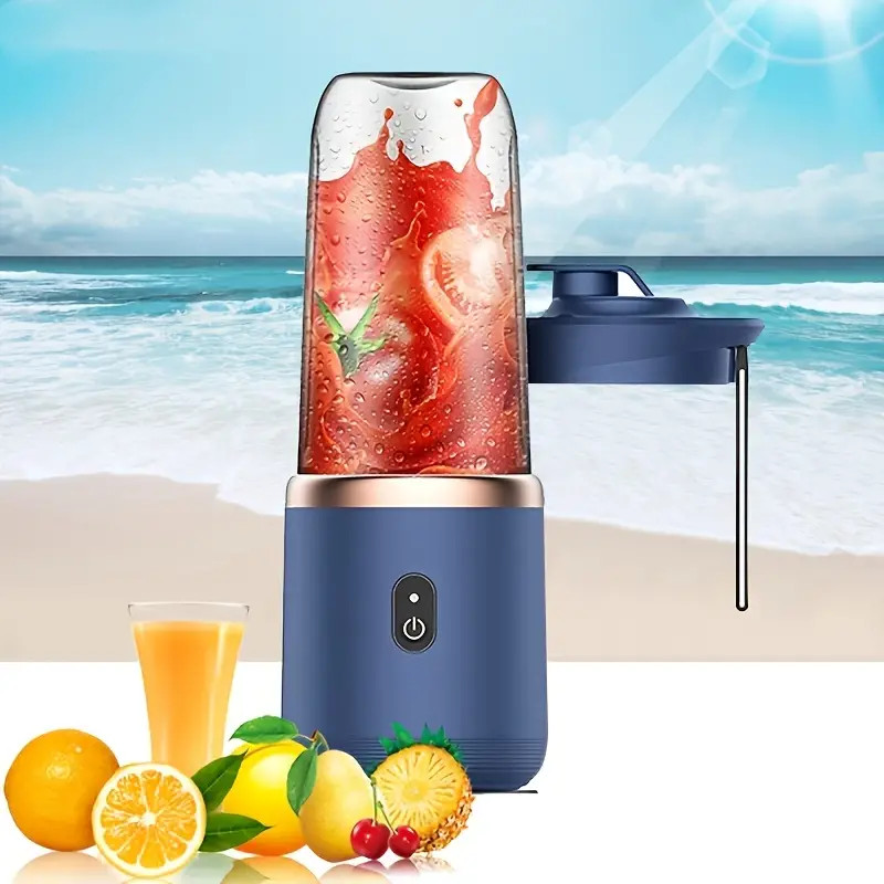 Portable Electric Juicer Cup Fruit Blender Maker Bottle Mixer USB Rechargeable