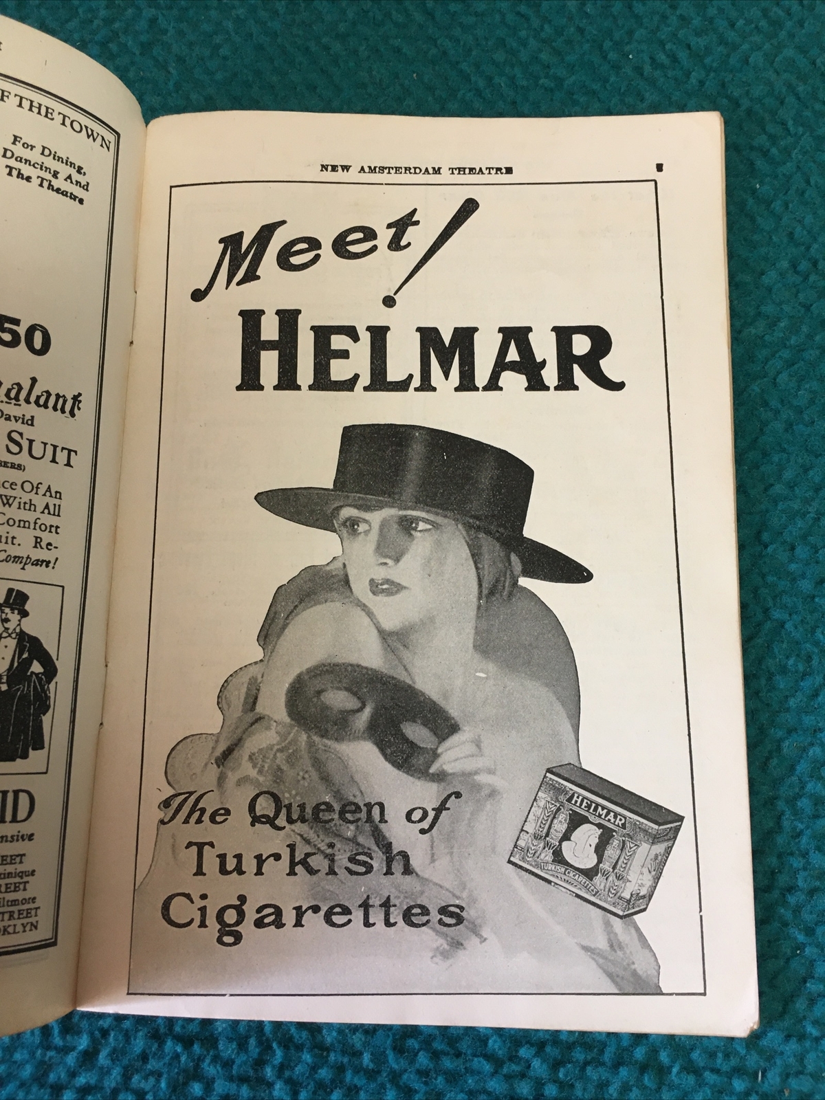 1925 Vintage : NEW AMSTERDAM THEATRE "Ziegfeld Follies" BROADWAY PLAYBILL