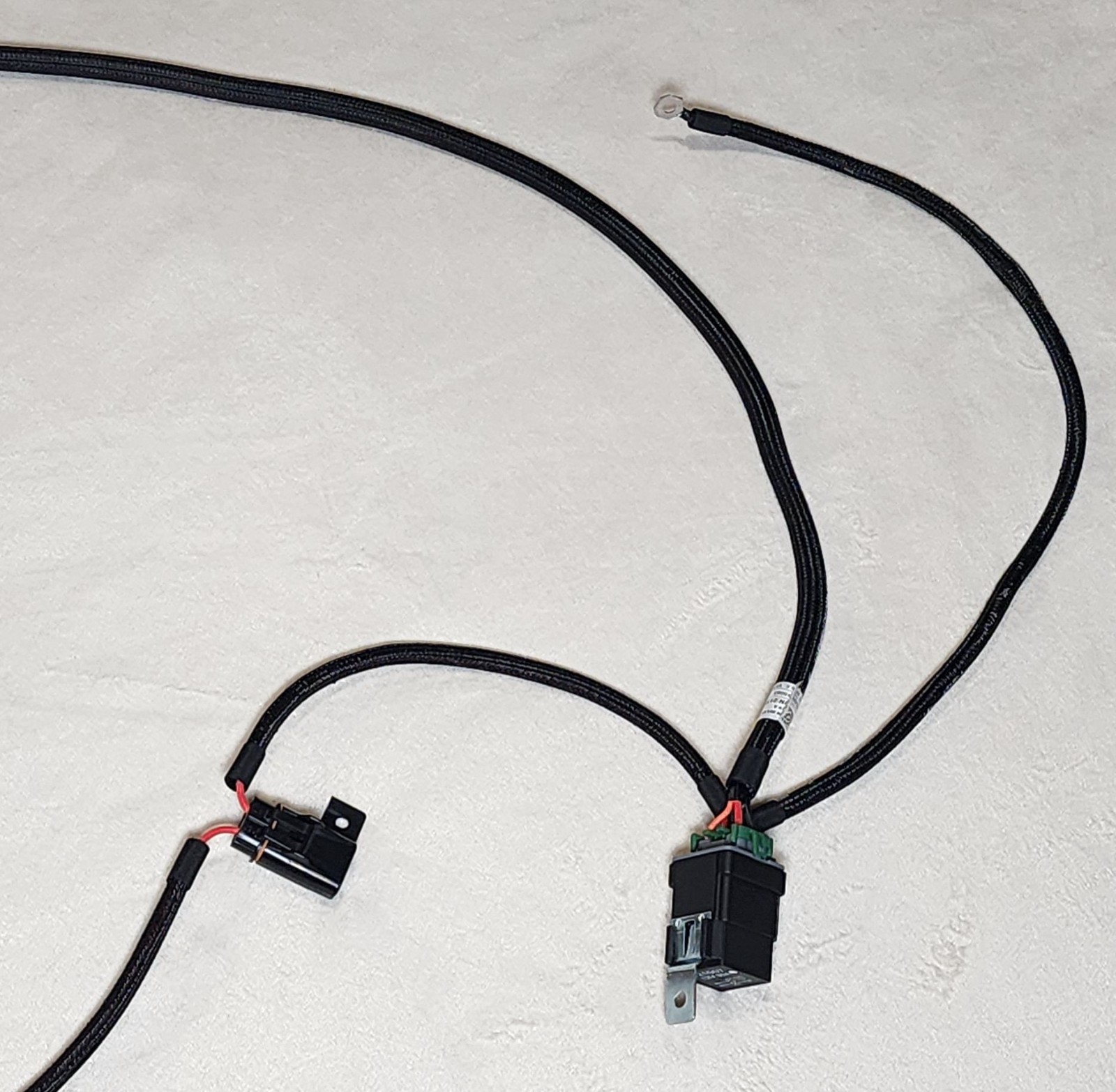 Pierburg CWA150 electric intercooler water pump fused relay 12AWG wiring harness