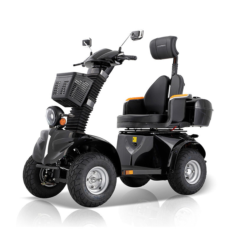 1000W Four Wheel Mobility Scooter 60V 20AH 15mph 31 Miles for Adult Senior 500lb
