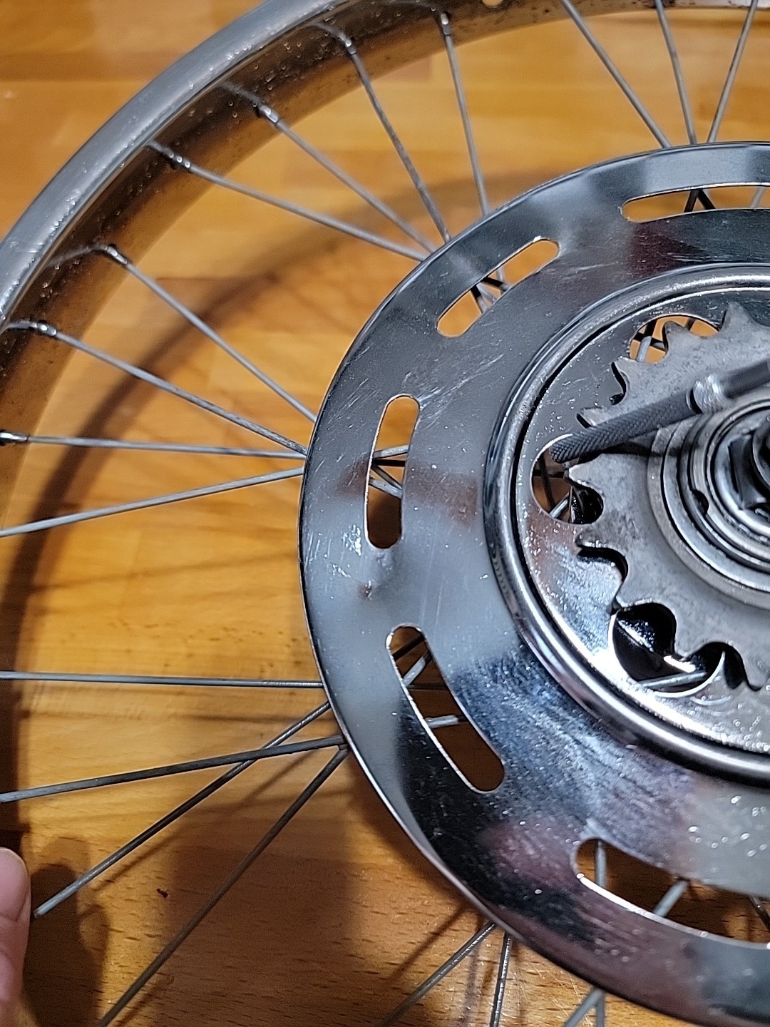 Vintage Original Raleigh Chopper Mk1 Rear 3 Speed Wheel