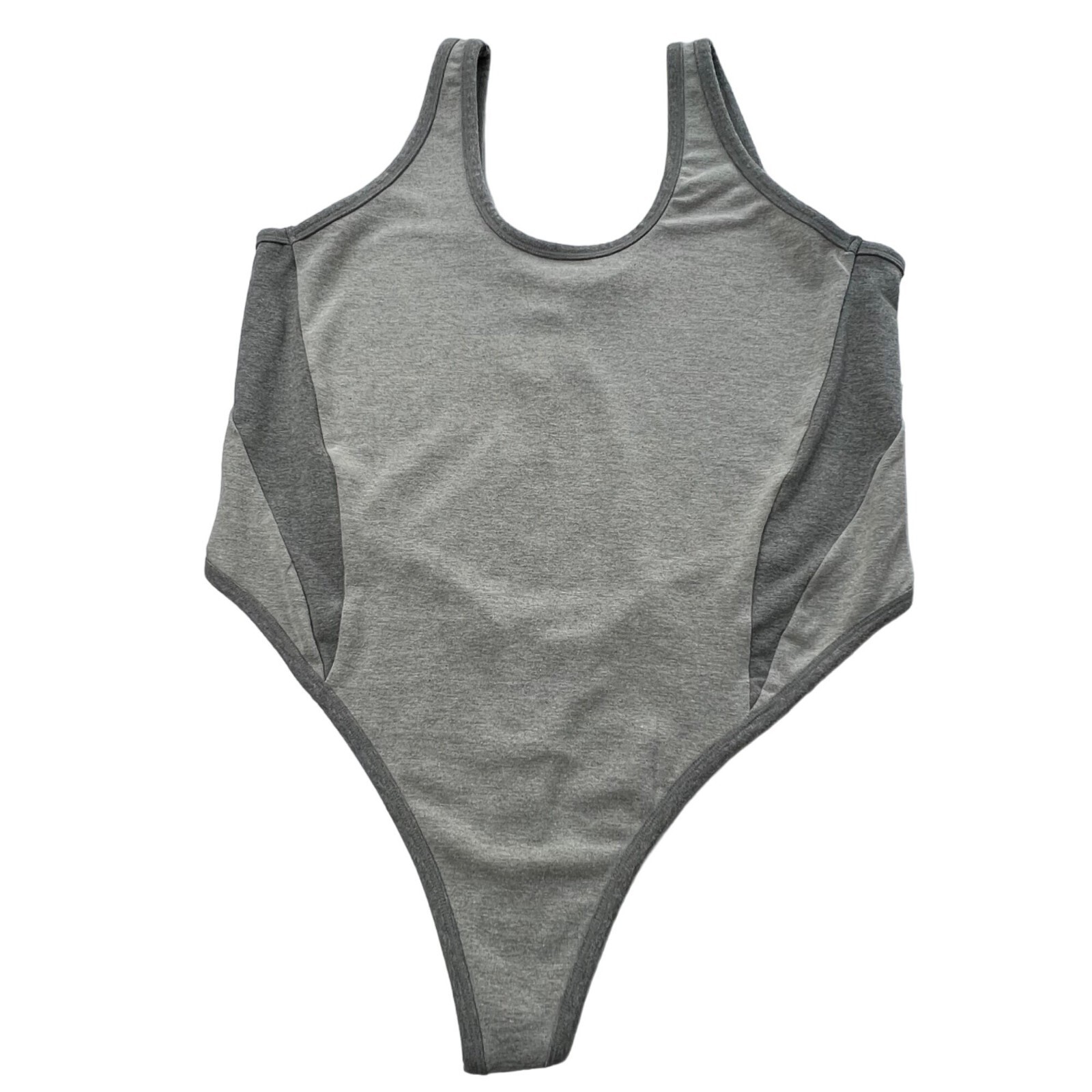 SKIMS Outdoor Tank Bodysuit Heather Gray Womens 3XL