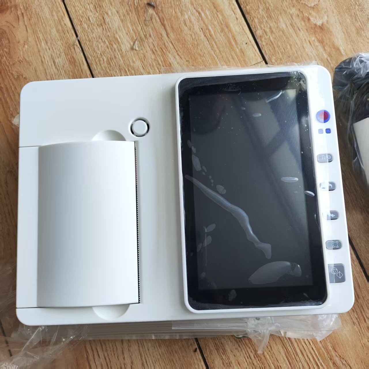 USA Stock 3 Channel 12 Lead 7 Inch Touch Screen ECG EKG Machine With PC software