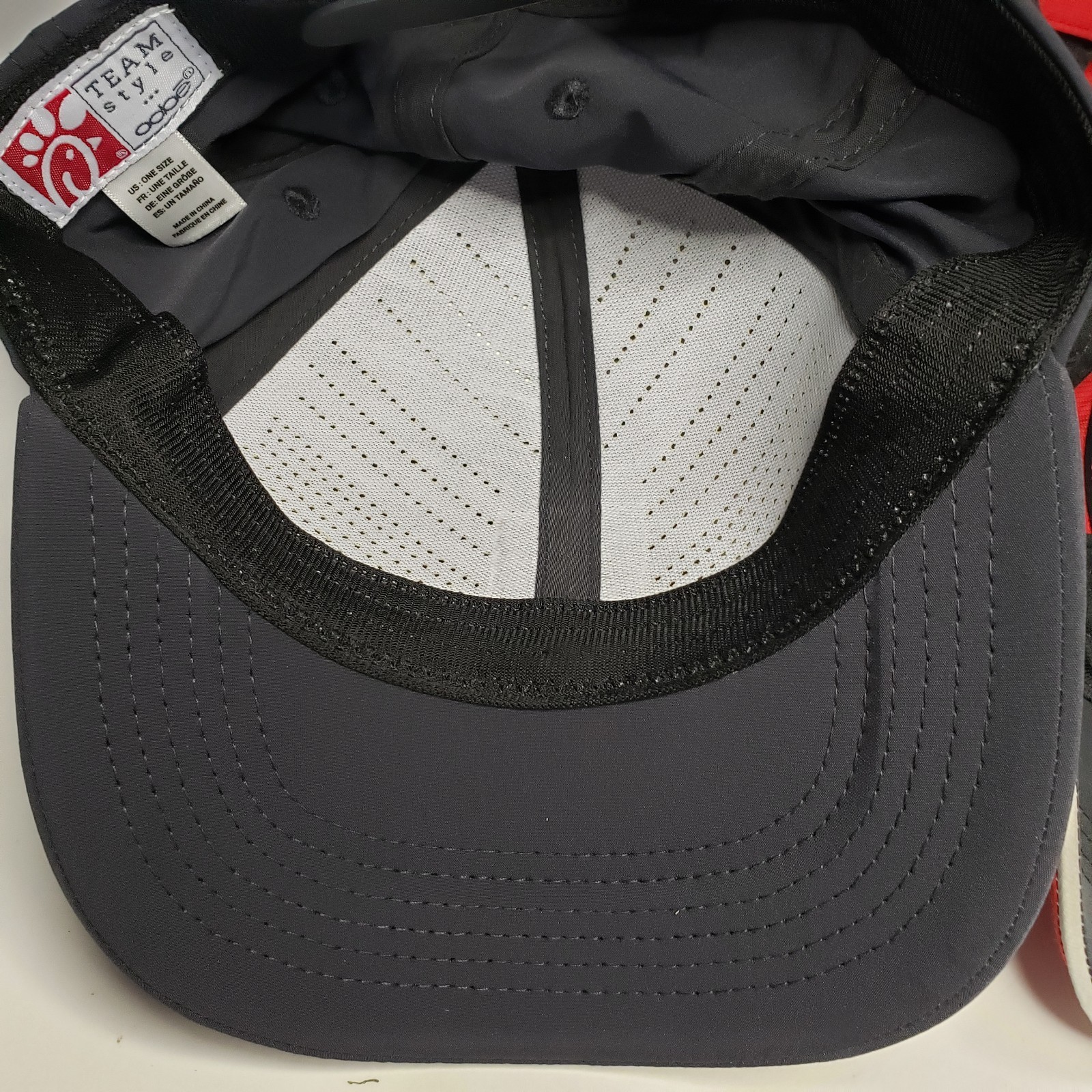 Chick-fil-A Oobe Baseball Hat Cap LOT Adjustable Employee Uniform Black Gray