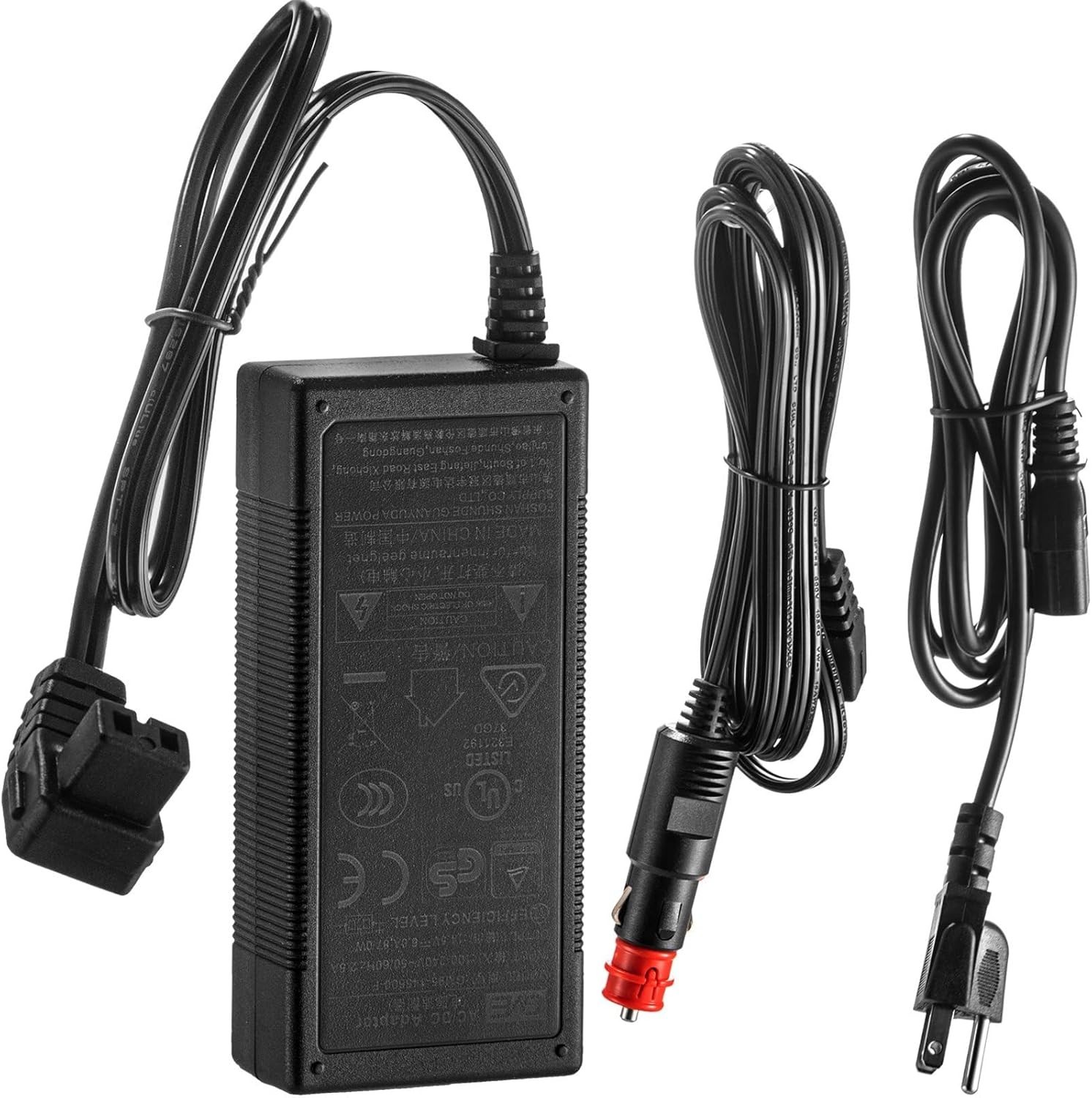 100 Quart Dual Zone Portable Fridge/Freezer 12/24 V & 100-240 V for Camp, RV