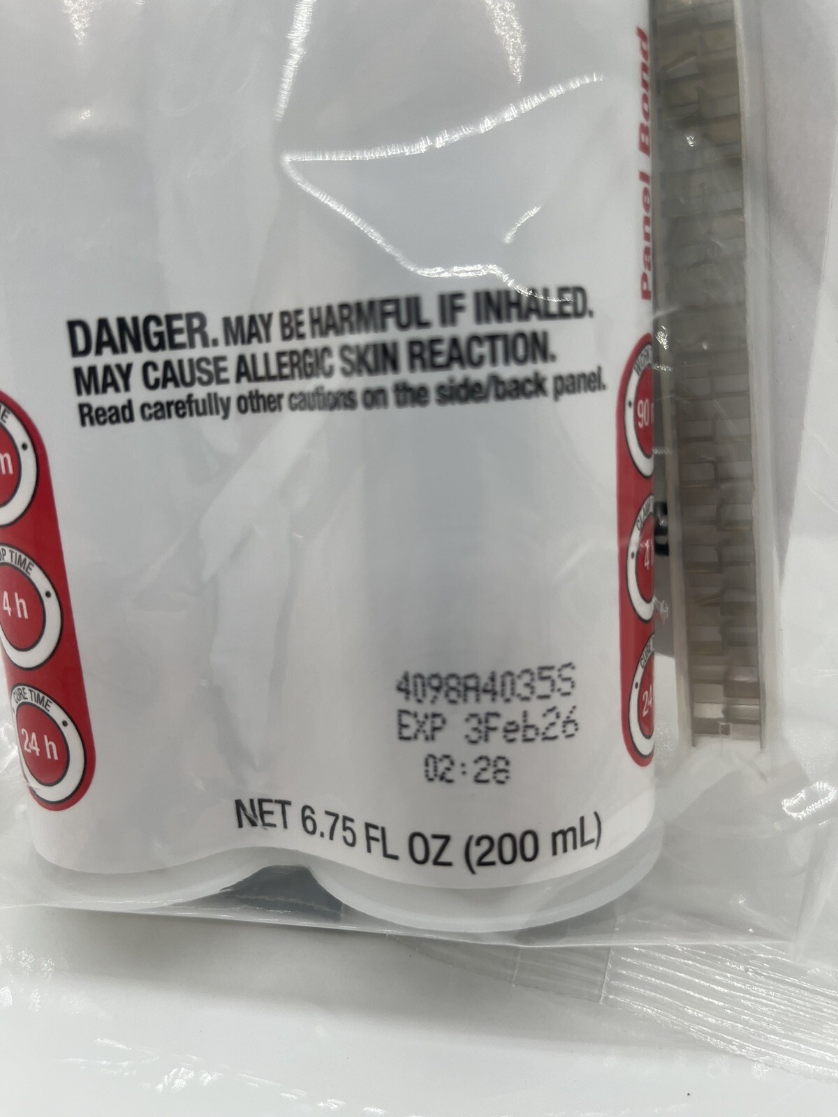 3M 08115 3-PACK 2-Part Panel Bonding 200 mL 8115 Dual Cart QTY 3 EXPIRES 2026