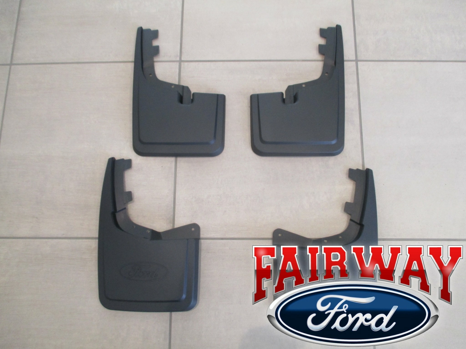 21 thru 23 F-150 OEM Genuine Ford Molded Splash Guards Mud Flaps