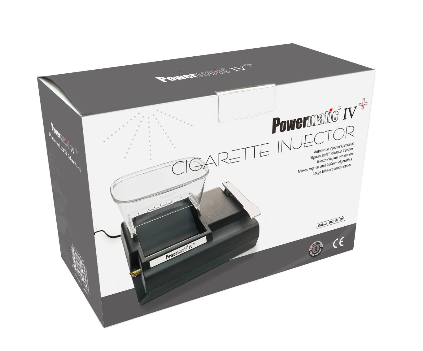 POWERMATIC IV 4 ELECTRIC CIGARETTE ROLLING MACHINE INJECTOR