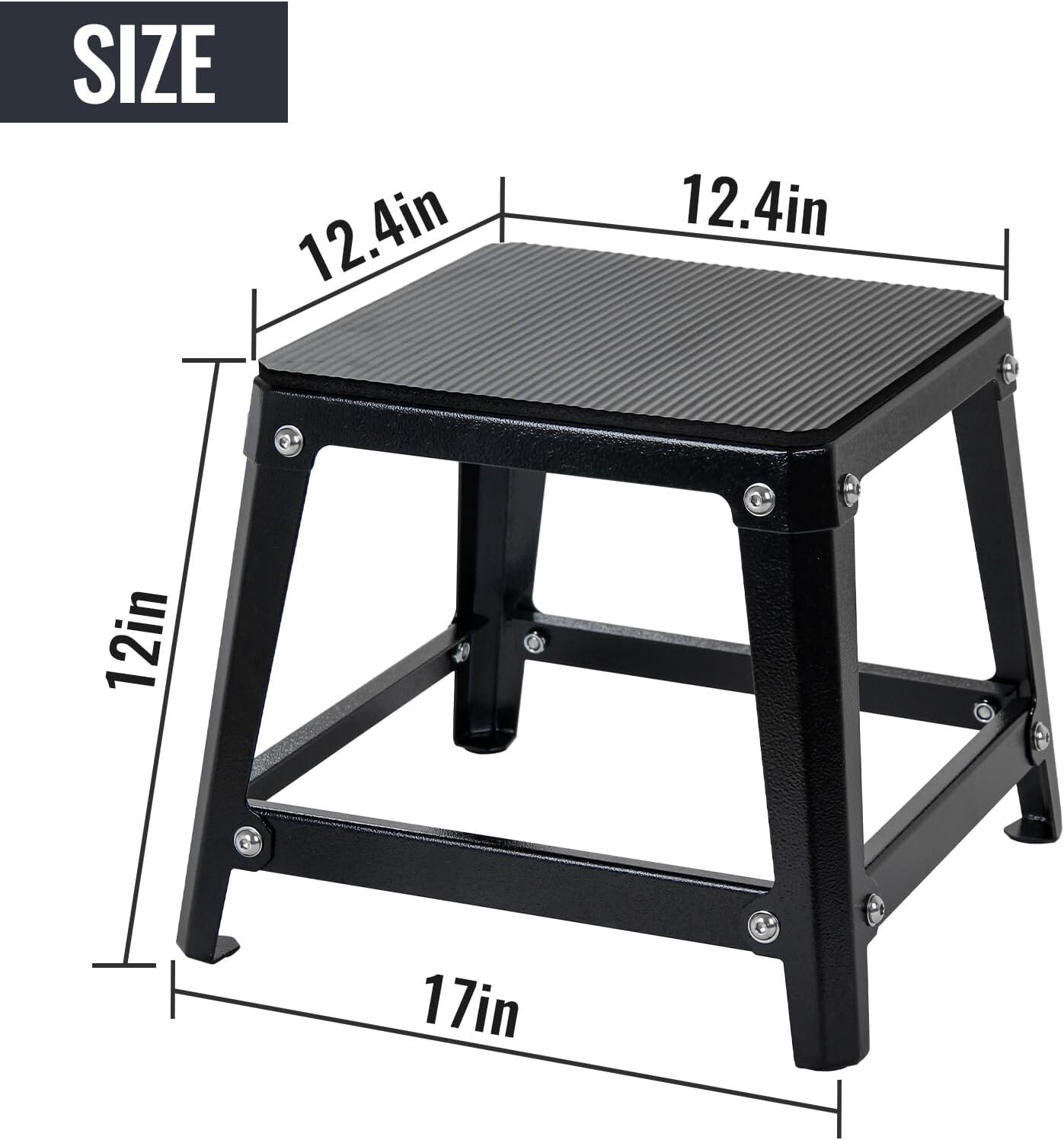 12/18/24/30 Inch Plyometric Jump Box Fitness Exercise Plyo Box Step Cross NEW