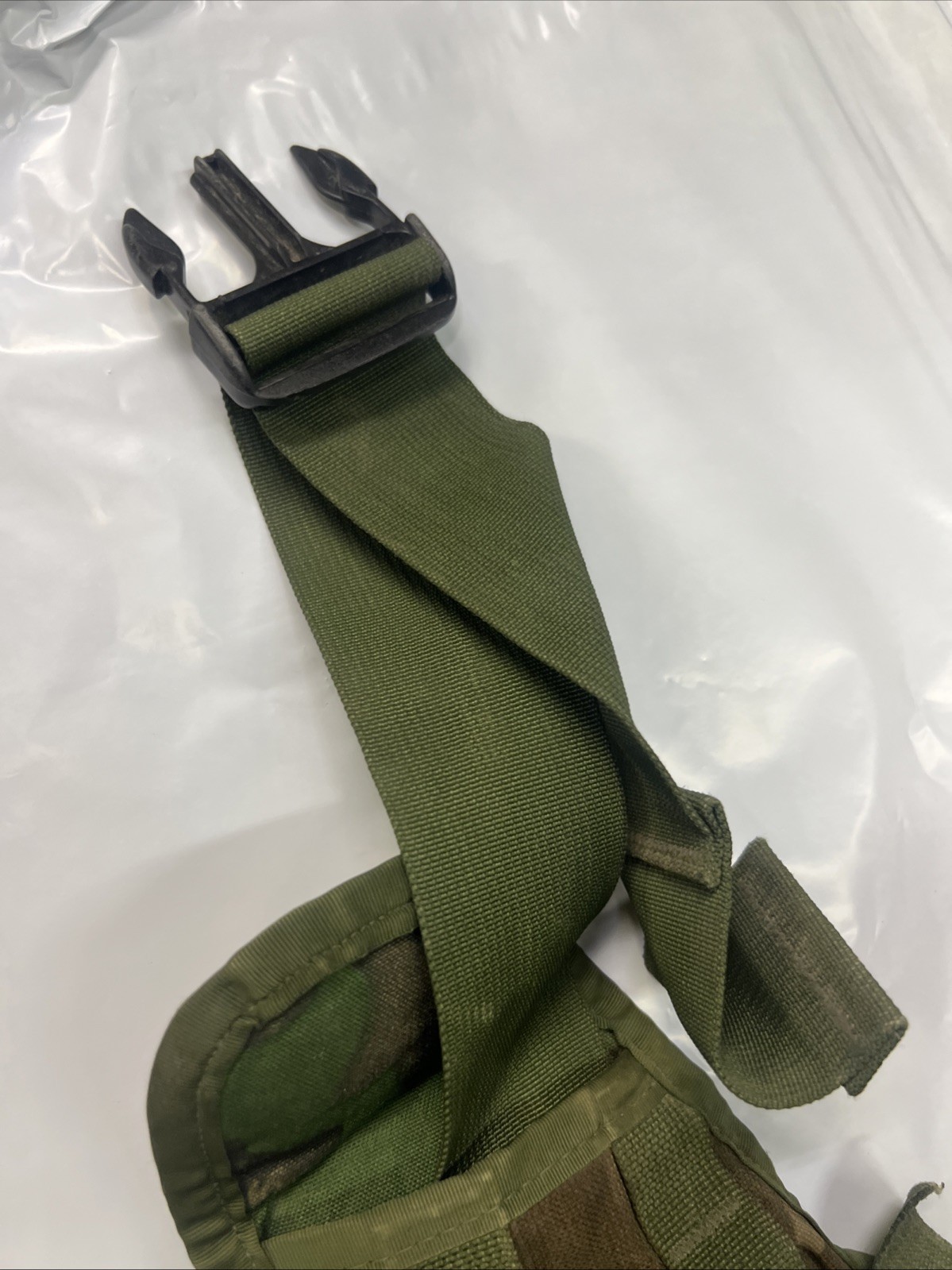 US MILITARY MOLLE US Army SDS Woodland Waist Hip Belt for RUCK USED