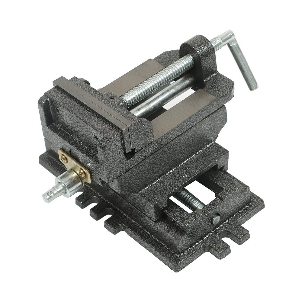 4 Inch Cross Drill Press Vise Slide Metal Milling 2 Way X-Y Clamp Machine