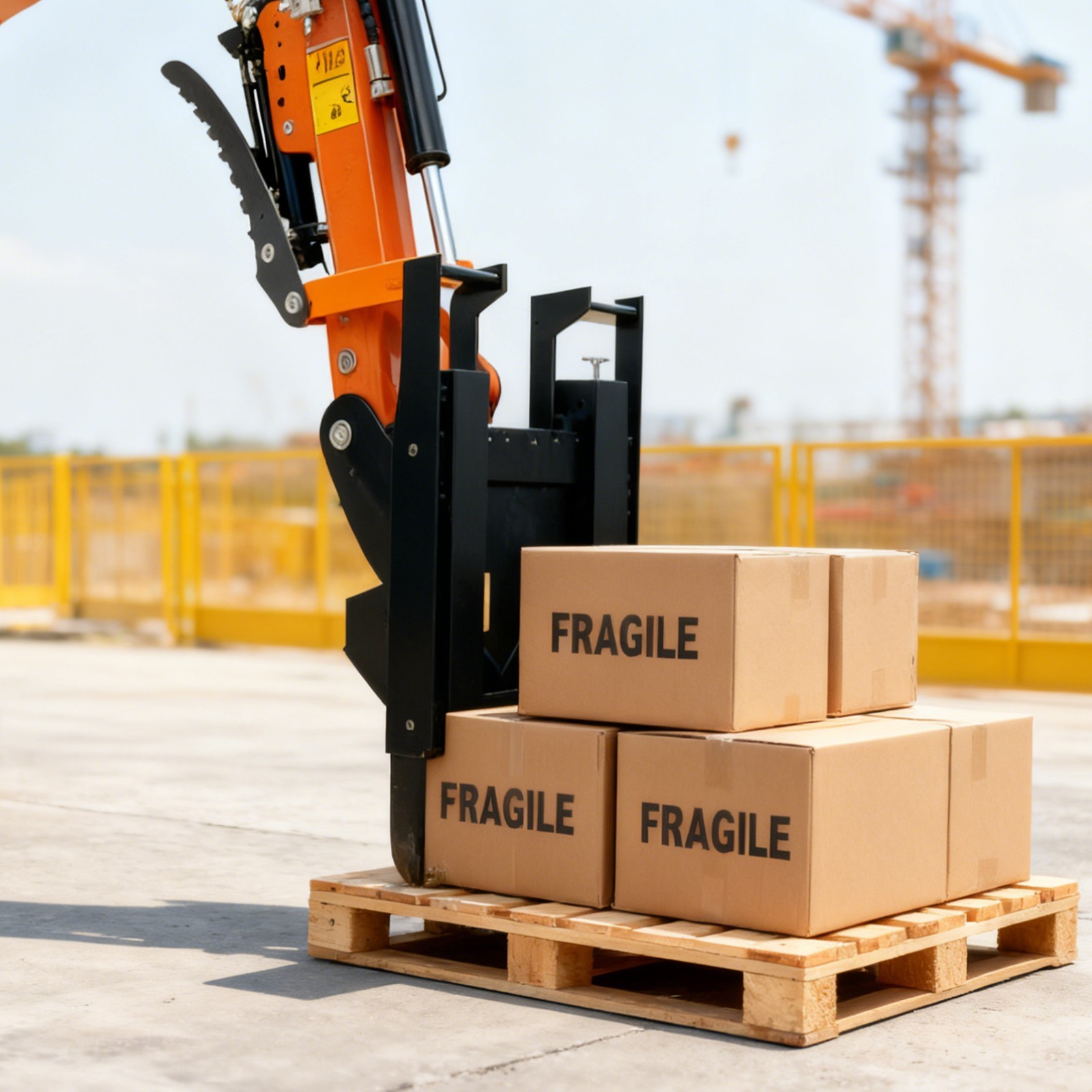 Pallet Fork for 1-2T Mini Excavator, 2025 Model Free Shipping USA