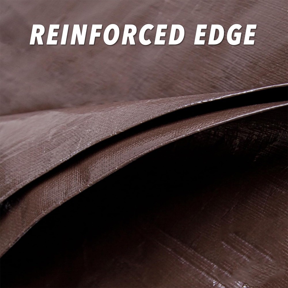 Heavy Duty Tarp 5/10/16/18/20 Mil Waterproof Tarpaulin Cover w/ Grommets