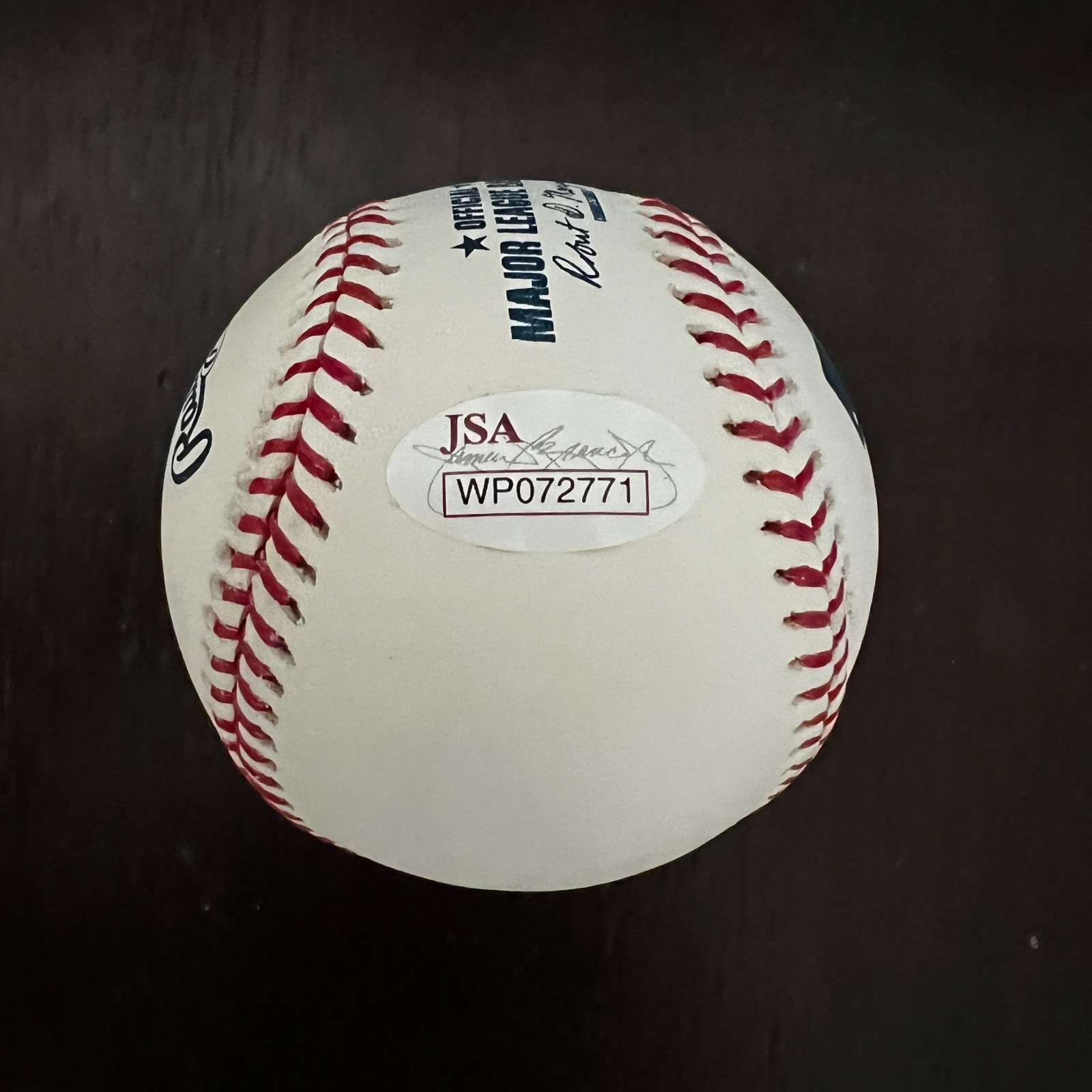 Ronald Acuna Jr. Autographed Signed MLB Baseball JSA COA (WP072771)