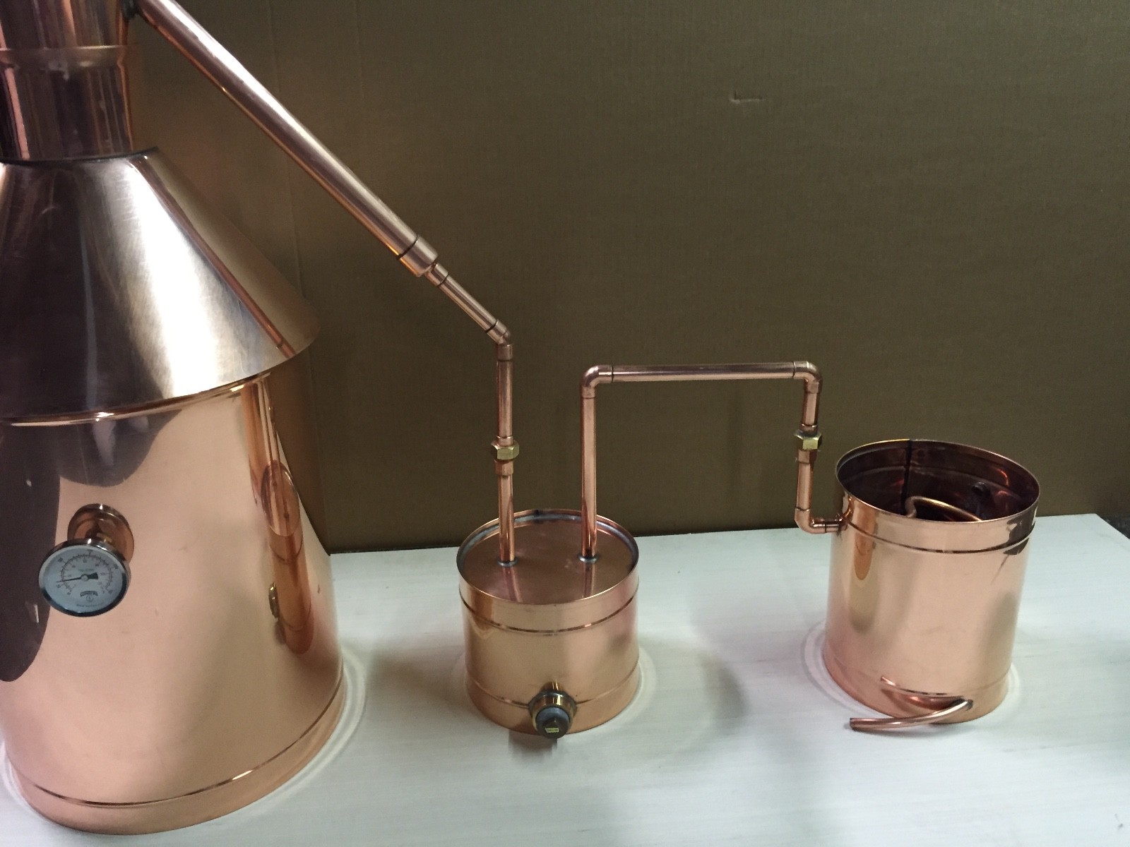 6 Gallon Copper Moonshine Still+Thumper+Worm-Heavy 20oz Copper Private Listing!