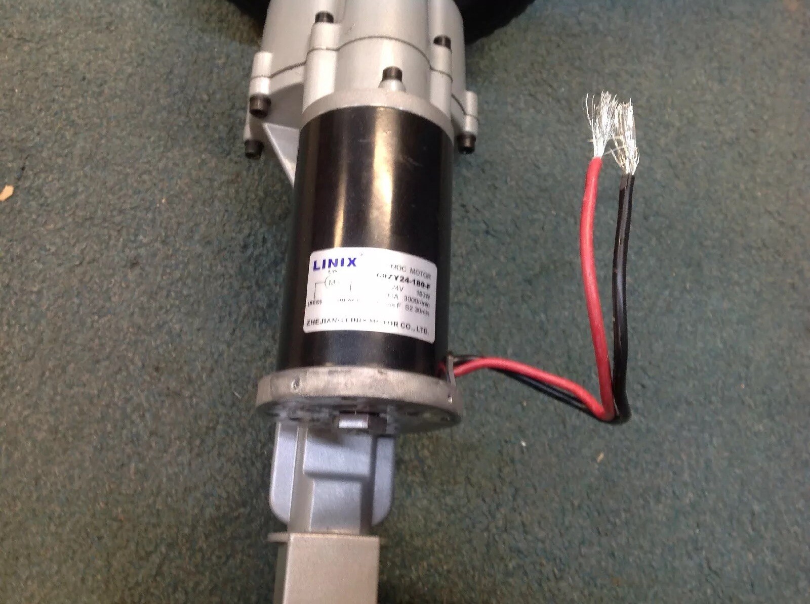 electric dc axle 12v 24v gocart powerwheels robotics transaxle scooter wagon