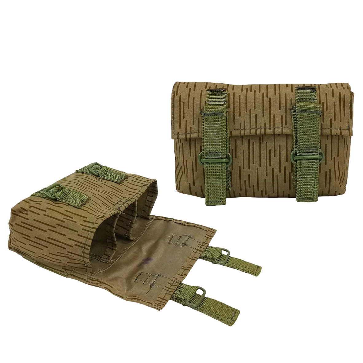 Authentic East German UTV Strichtarn Grenade Pouch Raindrop Camo Pattern