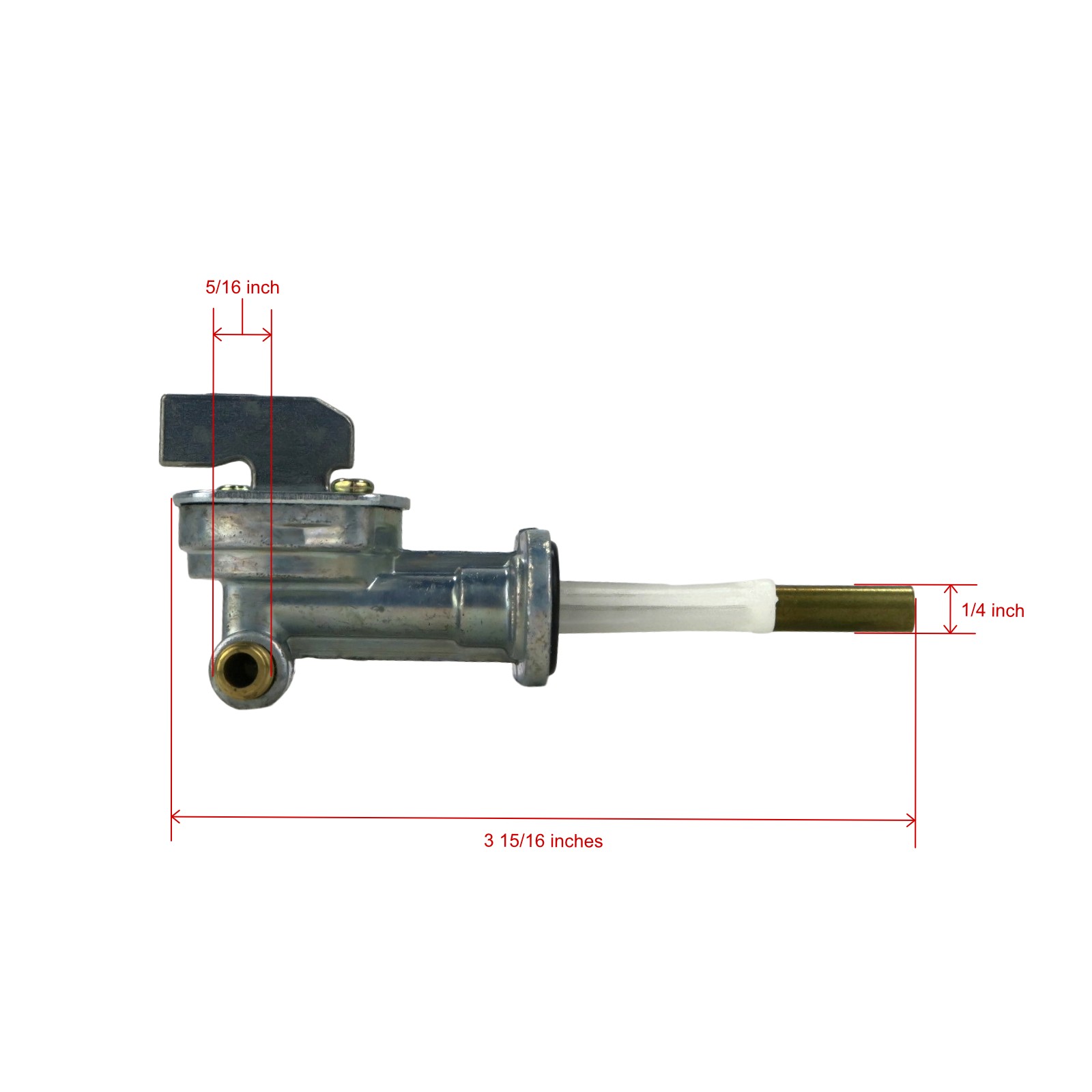 Petcock Valve for 1994 Polaris Swedish 4x4 & 6x6 400L & 1994 Norwegian 4x4 400L
