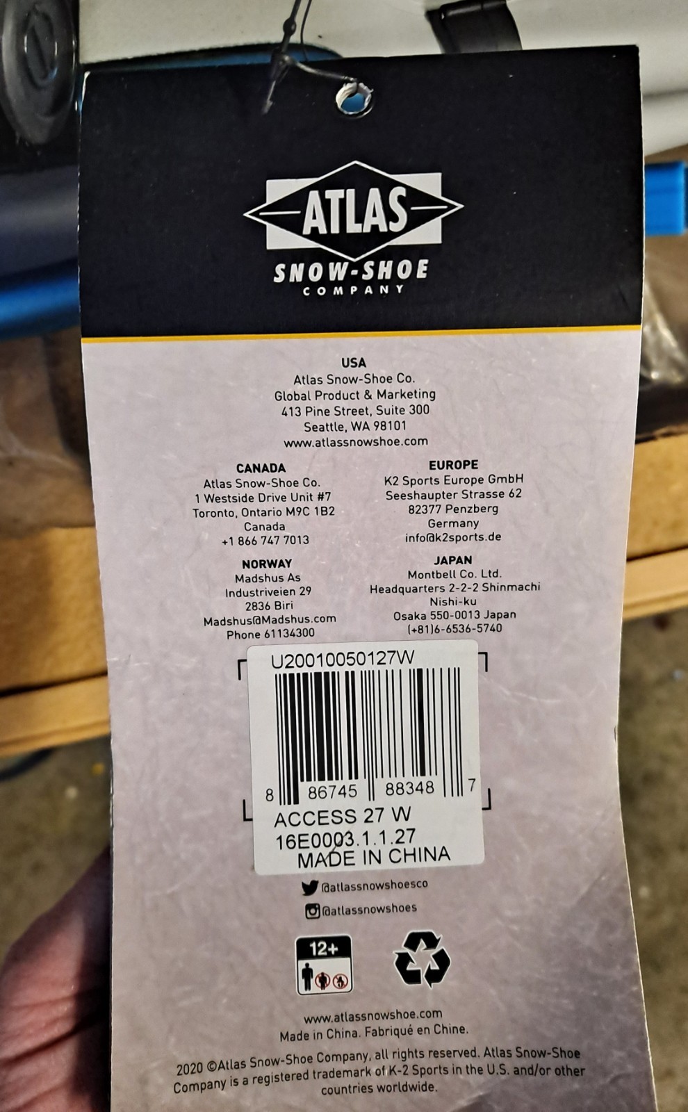 Atlas Access Snowshoes - Women's 27in