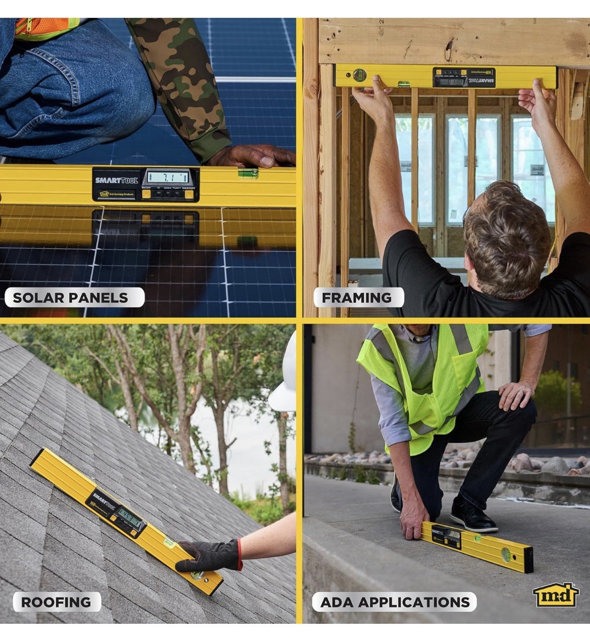 M-D Building Products 92288 SMARTTOOL® 24 Inch Digital Level: Precision Measu...