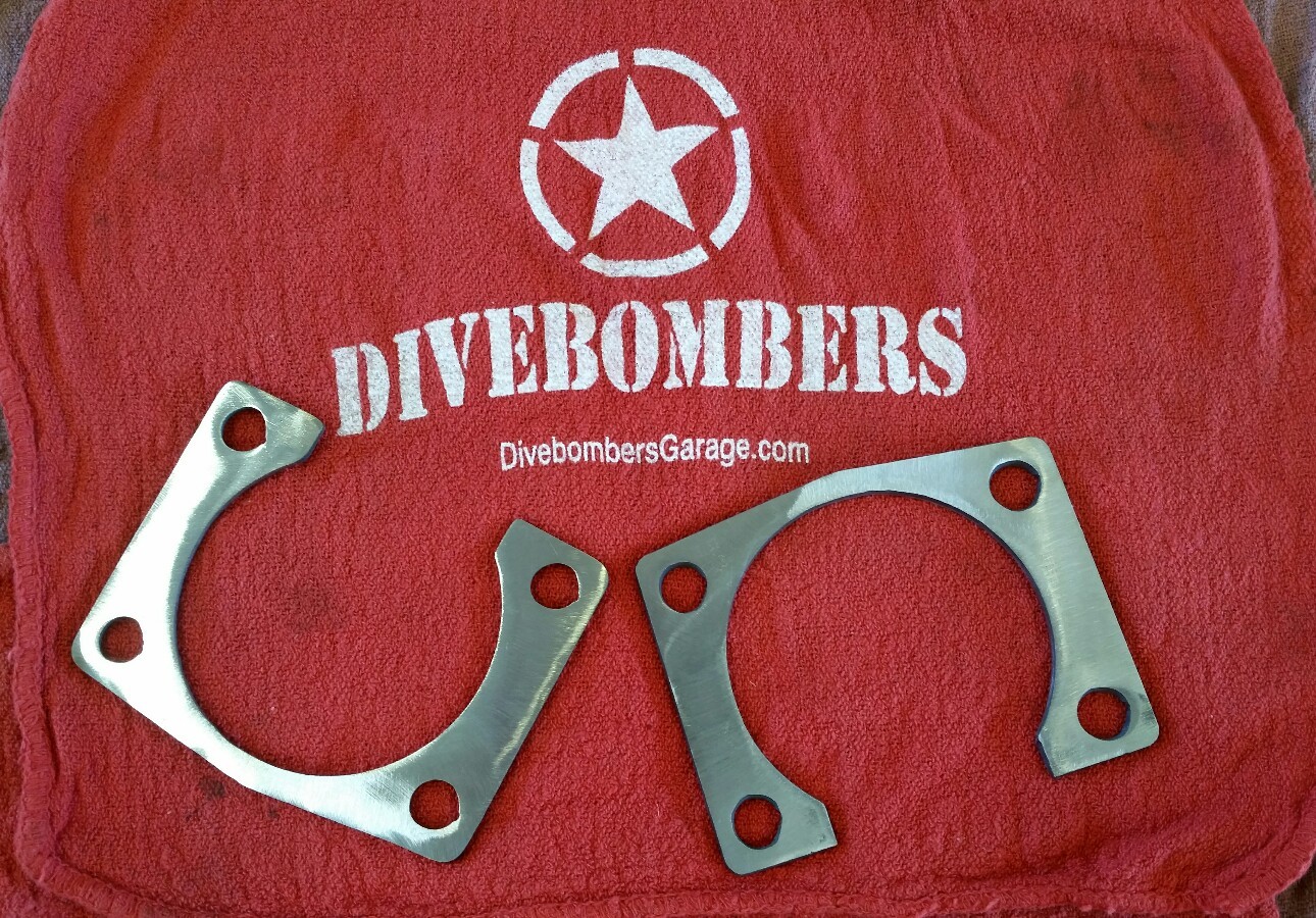 9" Inch Ford Big Ford Old-Style 1/8 Axle spacer Plates, backing plate replacemet