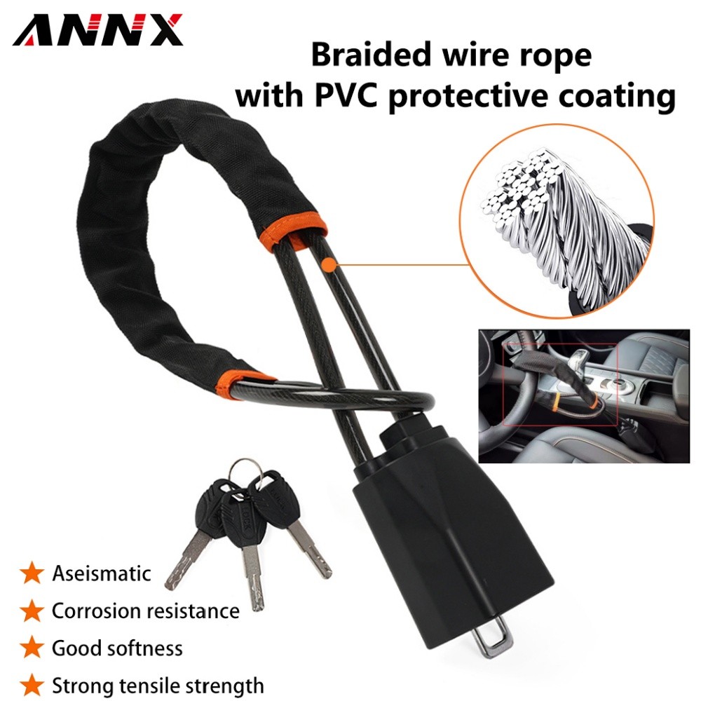 Steering Wheel Lock Anti-Theft Security System Car Truck SUV Auto Lock Universal