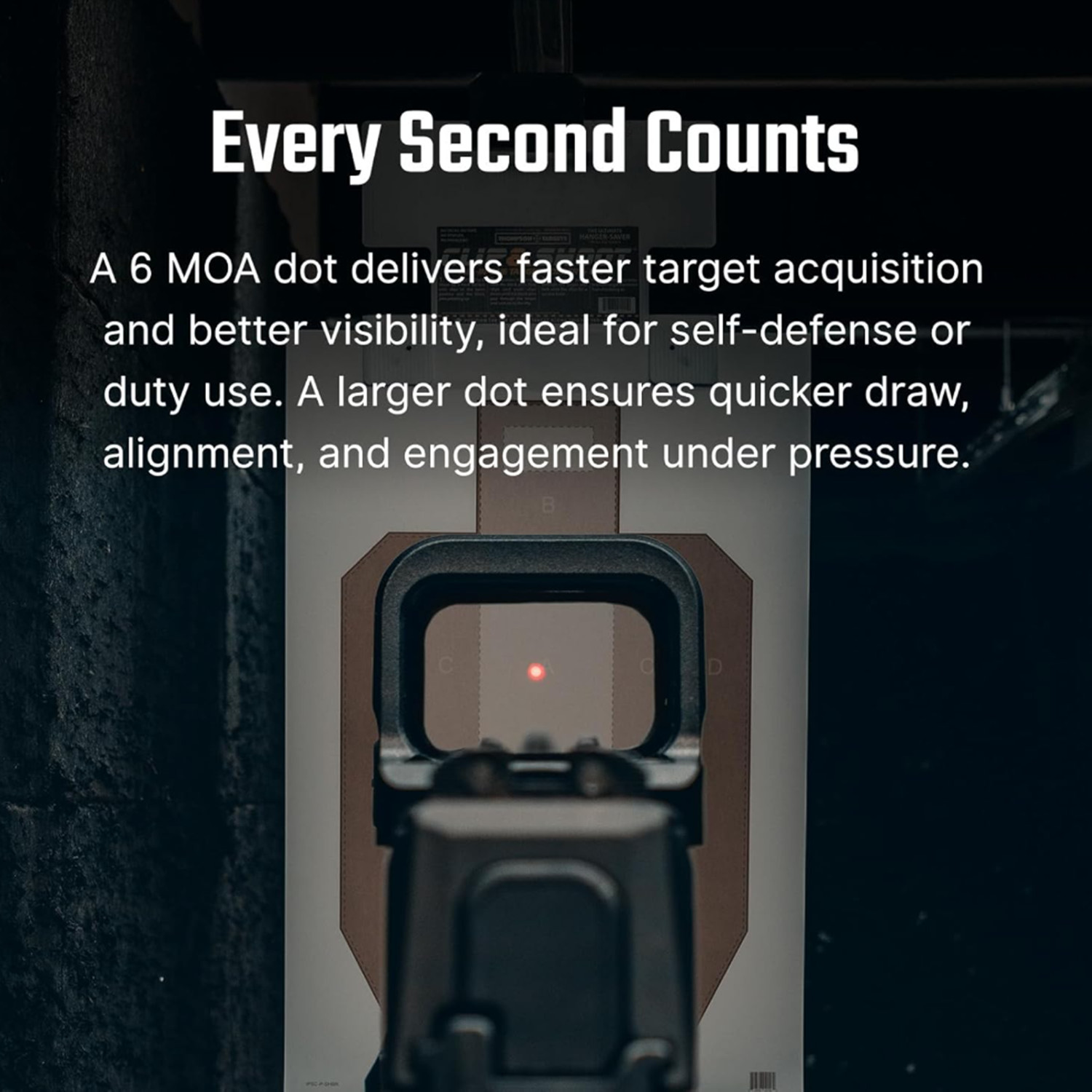 OSIGHT K-RD Red 6 MOA Open Reflex Sight  RMSc Footprint