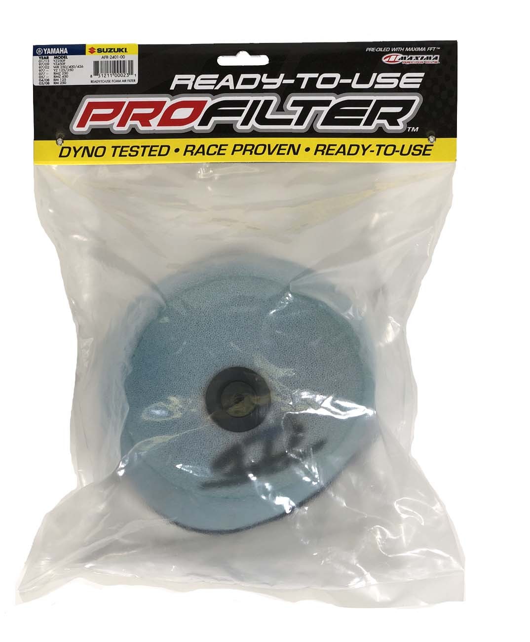 Yamaha YZ 125 250 400 426 450 Air Filter Maxima Pro Suzuki RM RMZ