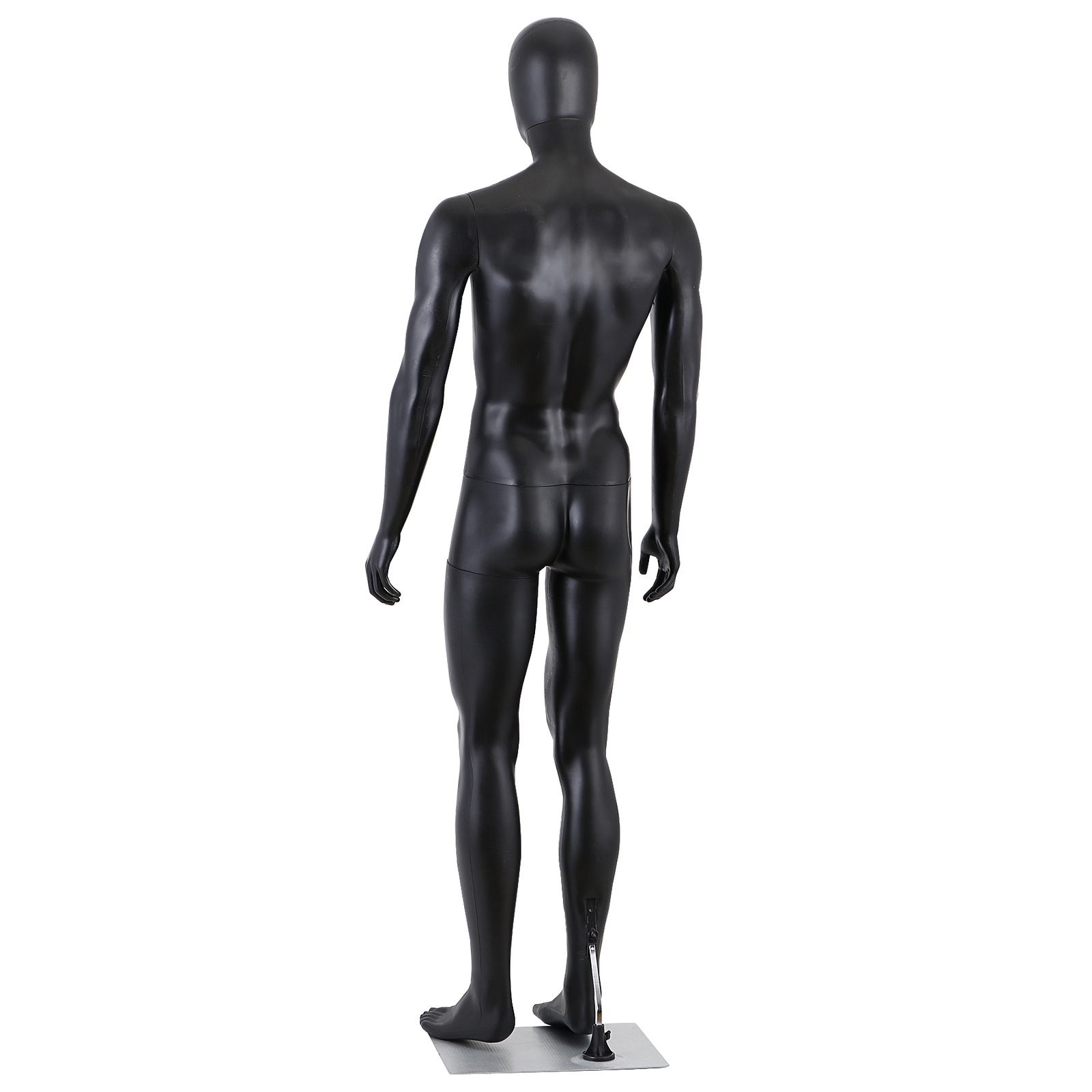 73'' High Full Body Male Mannequin with Metal Base Adjustable Mannequin Stand
