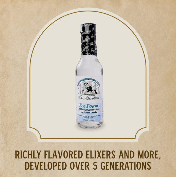 Fee Brothers Fee Foam - Cocktail Foamer and Mixer, Egg Substitute (1 Pack)