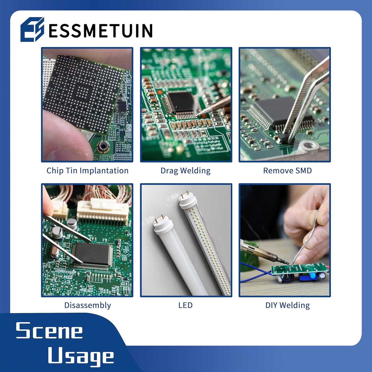 Desoldering Wick and Soldering Flux Paste for Electronics Repair, No Clean...