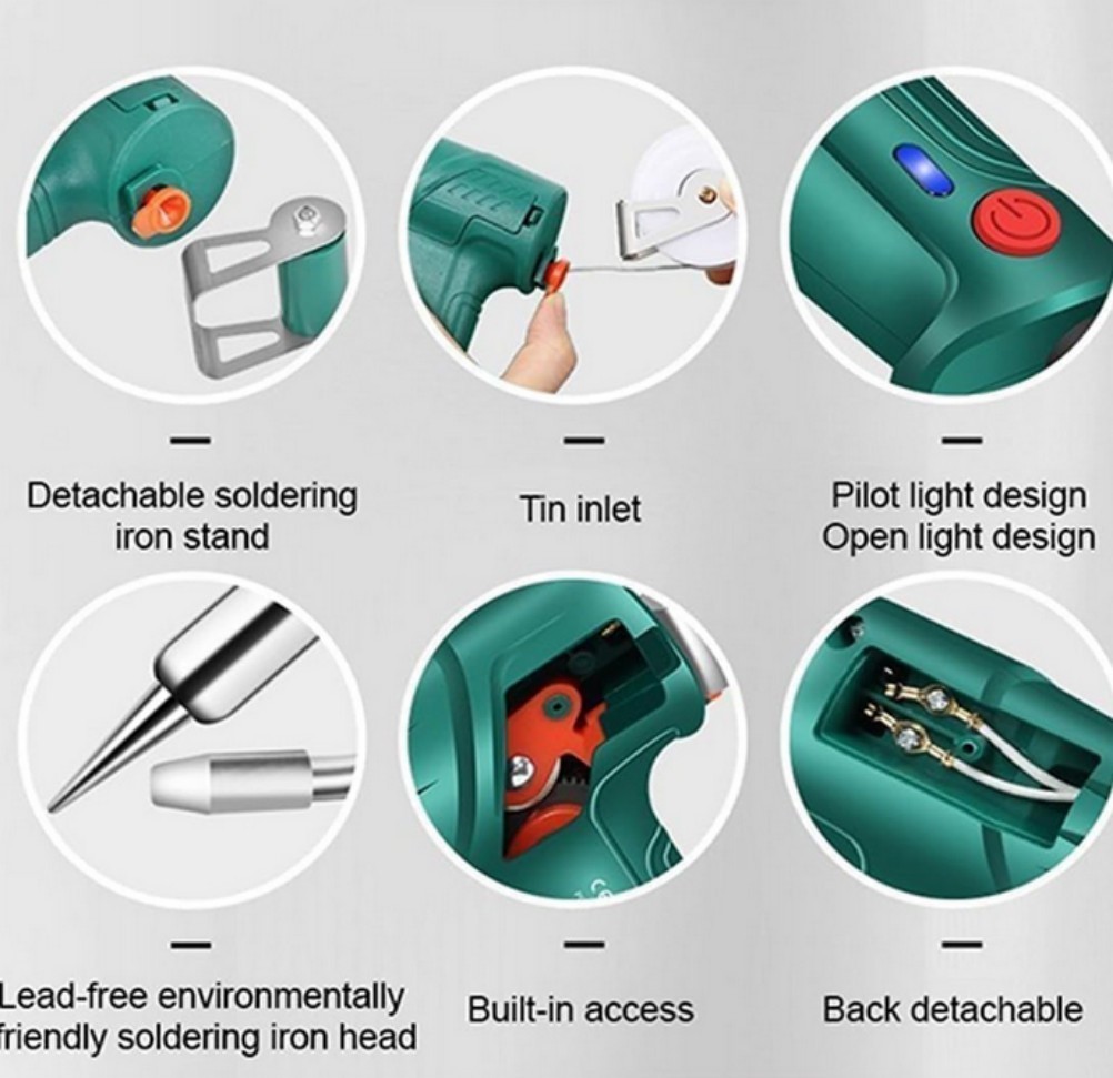 Internally Heated Laser Welding Tools ( tin) ,Manual Soldering Gun For Home Diy.