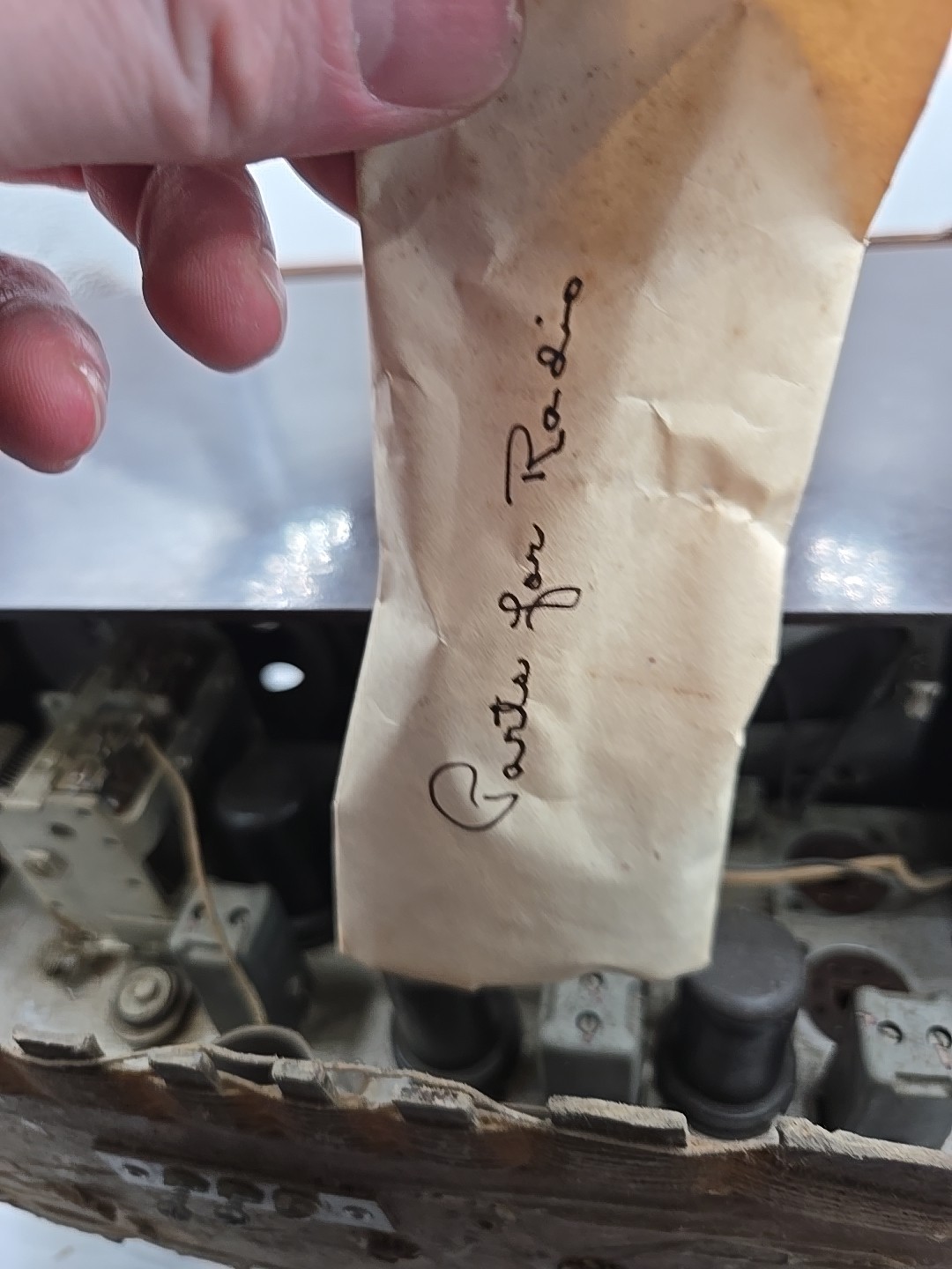 Vintage Emerson Fm Am Tube Radio Model 557 For Parts And Repair