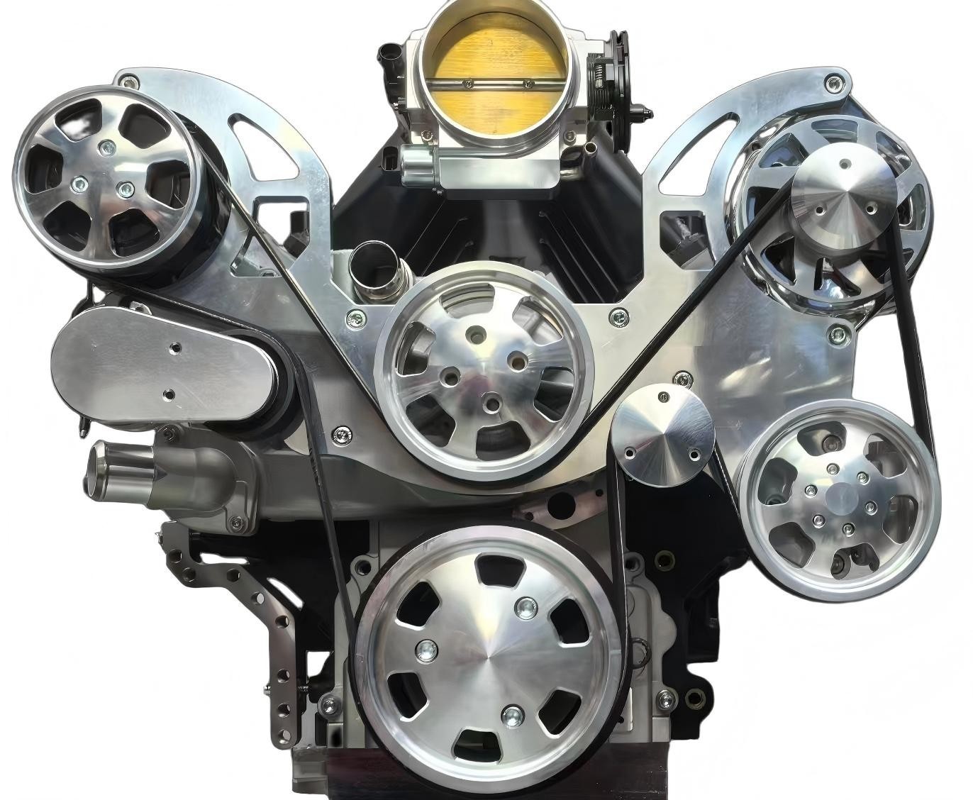 Chevy LS LS1 LS2 LS3 LS6 All Inclusive Serpentine Kit Camaro Balancer Style