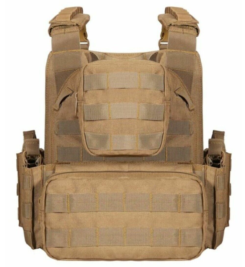 Urban Assault Desert Fox Tactical Vest Plate Carrier