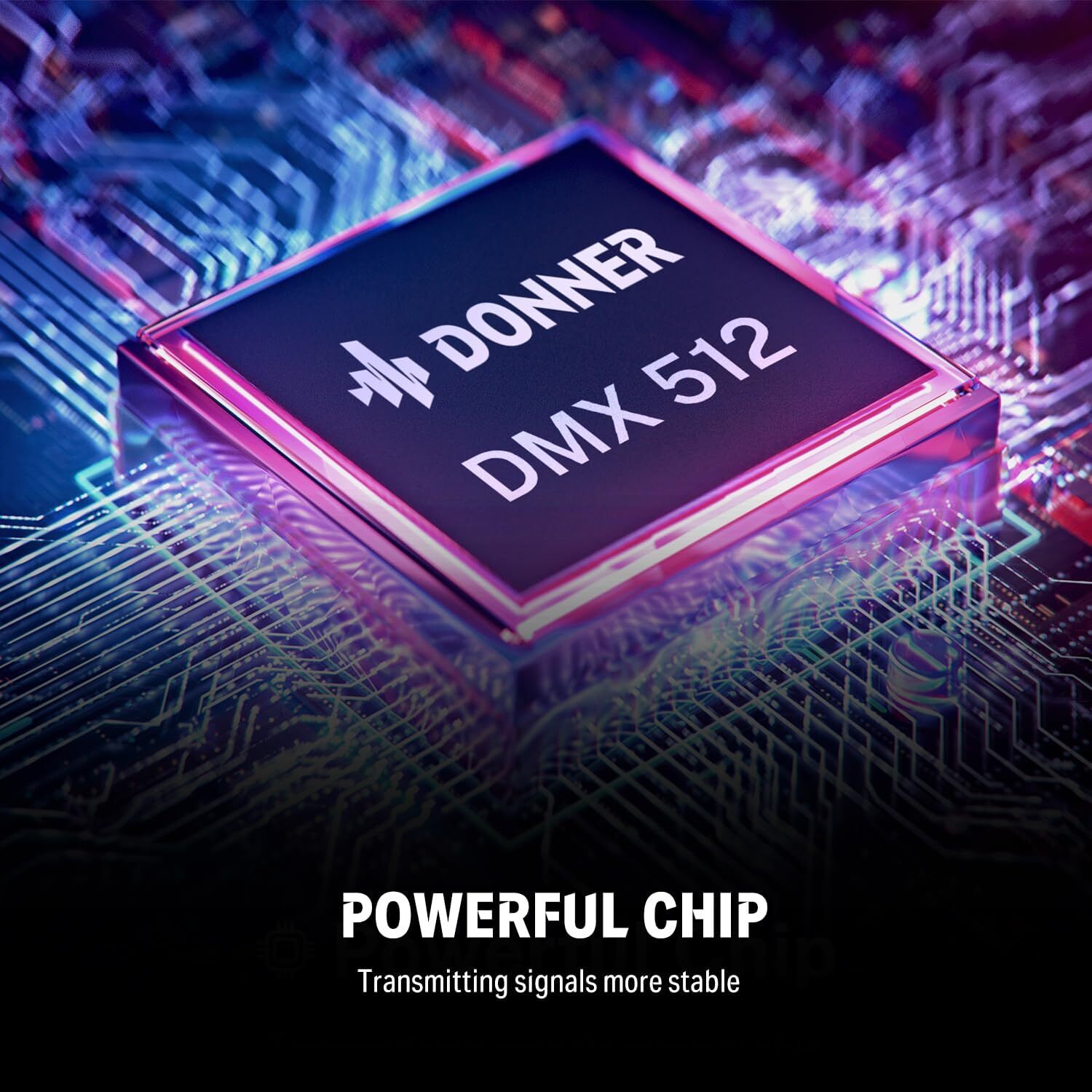 Donner DMX512 Wireless Transmitter + 5Pcs Receiver Built-in Battery & Light Dome