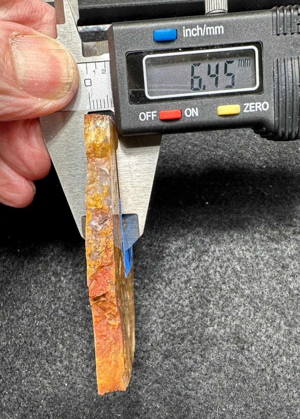 Graveyard Point Plume Agate slab, great for cabbing 2.11oz (#1048)