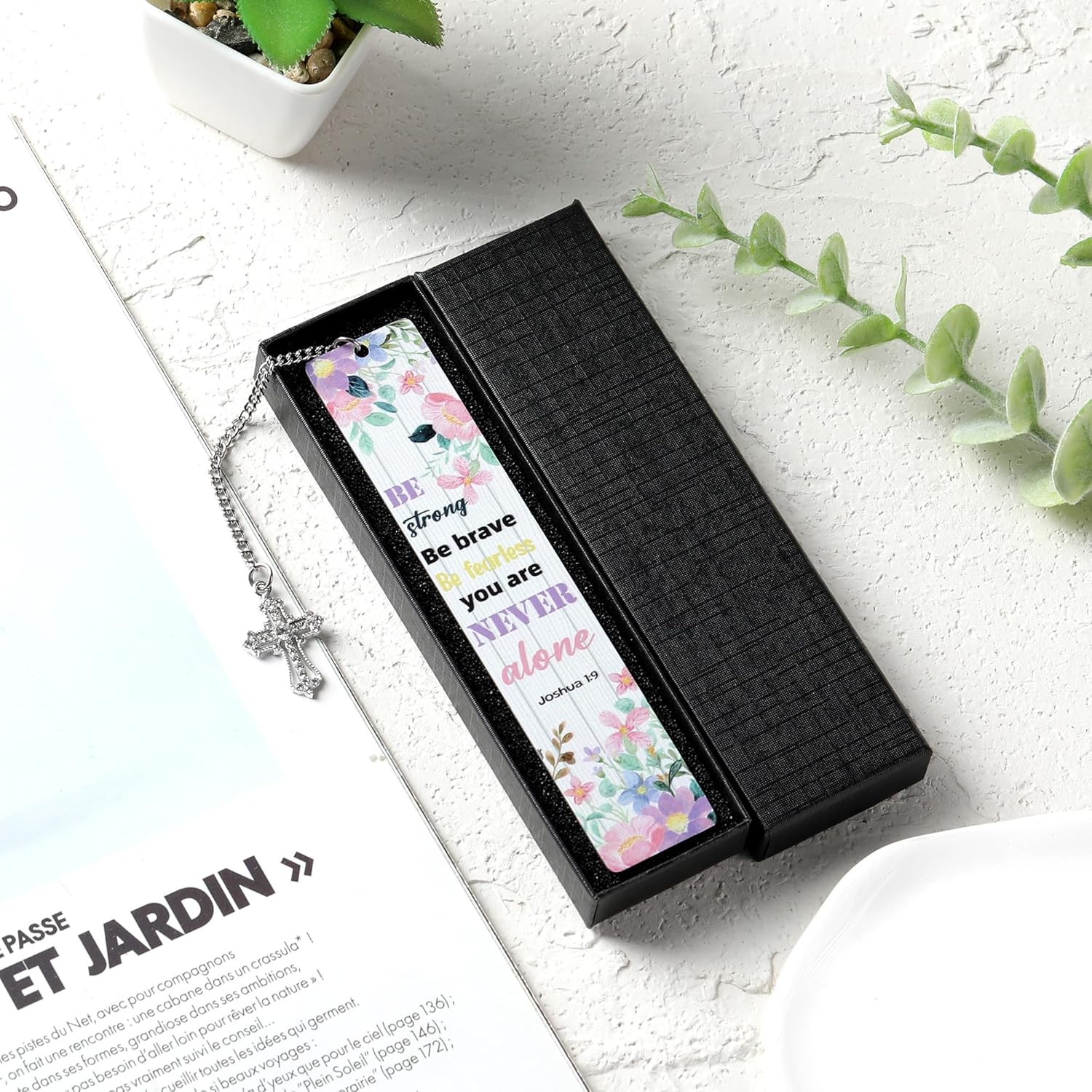 Christian Bible Bookmarks Gift: Inspirational Scripture Book Mark for Reading, M