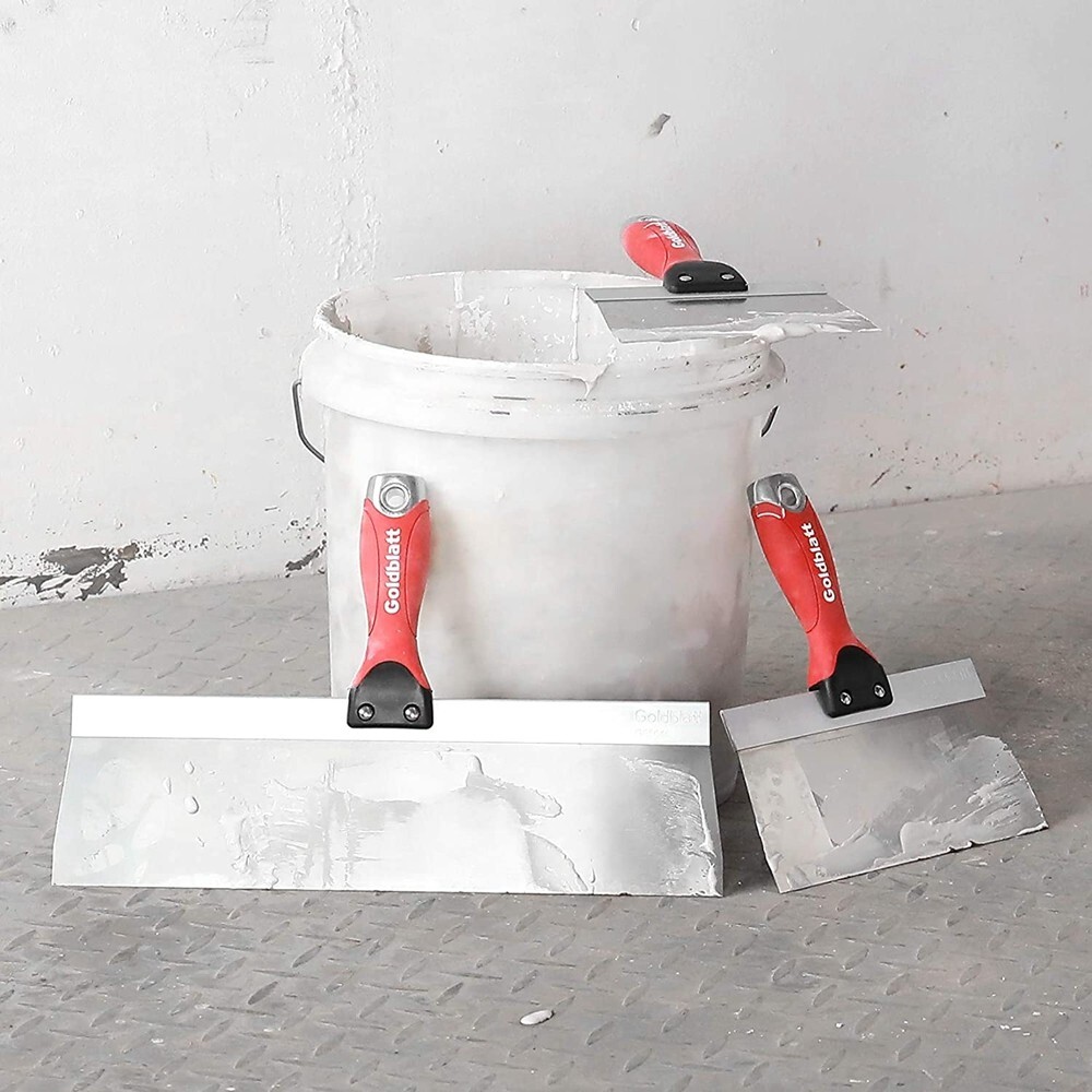 Goldblatt 5PC Stainless Steel Taping Knife Scraper Tool Set 6'' 8''10''12'' 14''