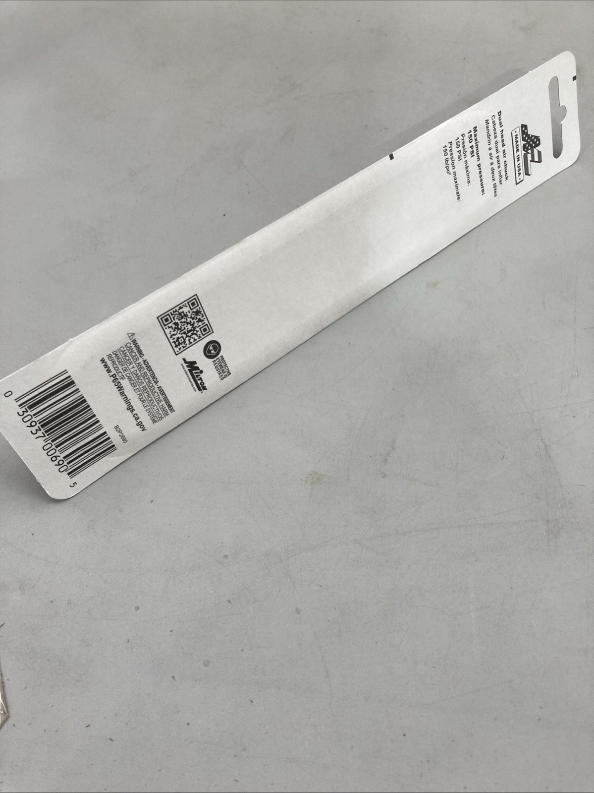 Milton S690 Dual Head Air Chuck Tire Tool Brand New