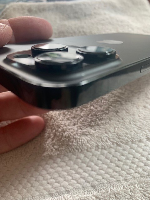 OEM Genuine Apple iPhone 14 pro max rear housing back glass chassis grey ( A )