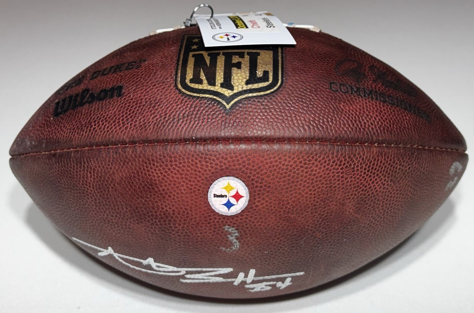 Steelers Antonio Brown Signed Autographed Game Used Football 10/2/2016 vs Chiefs
