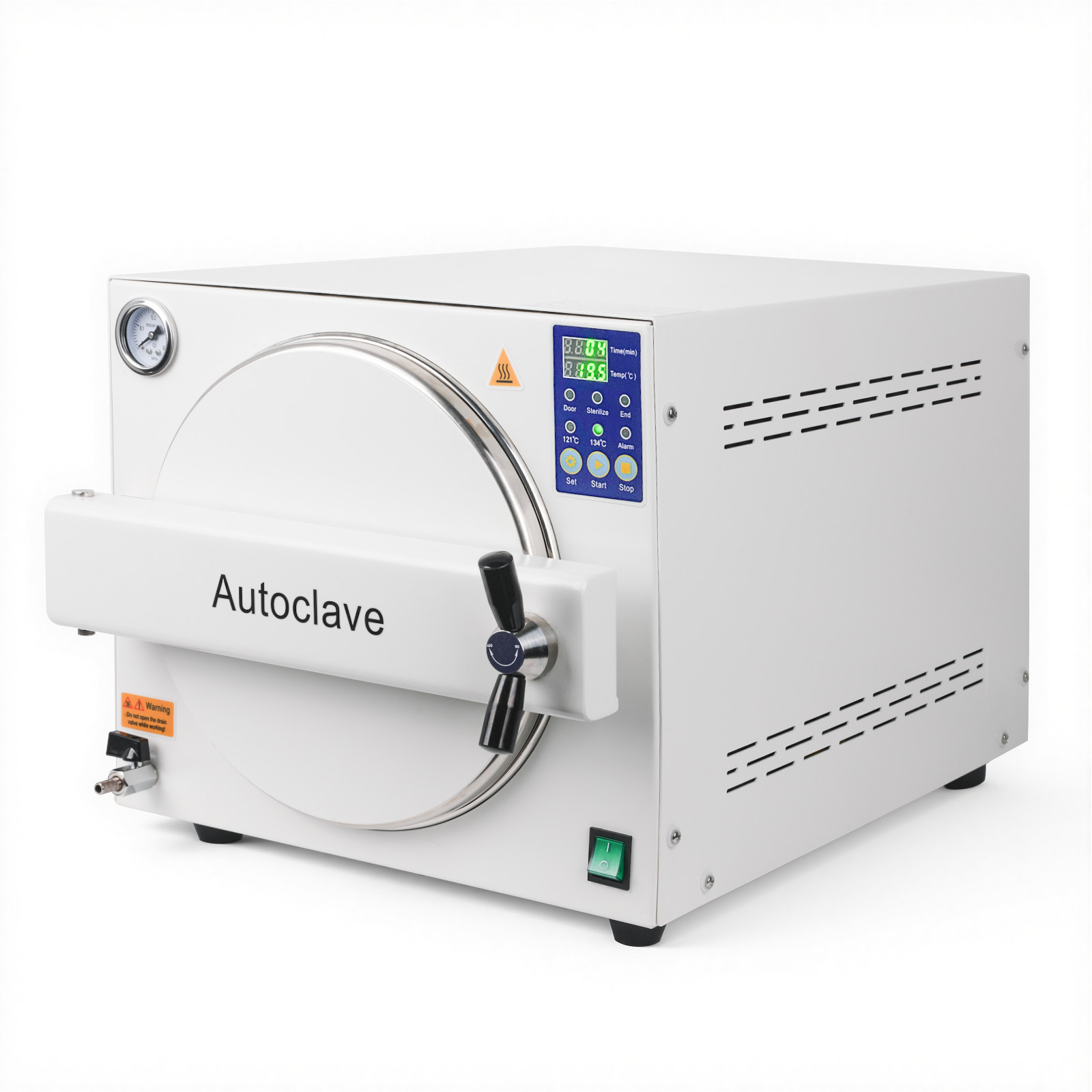 23L Dental Autoclave Steam Sterilizer Medical Dentist Surgical Sterilization USA