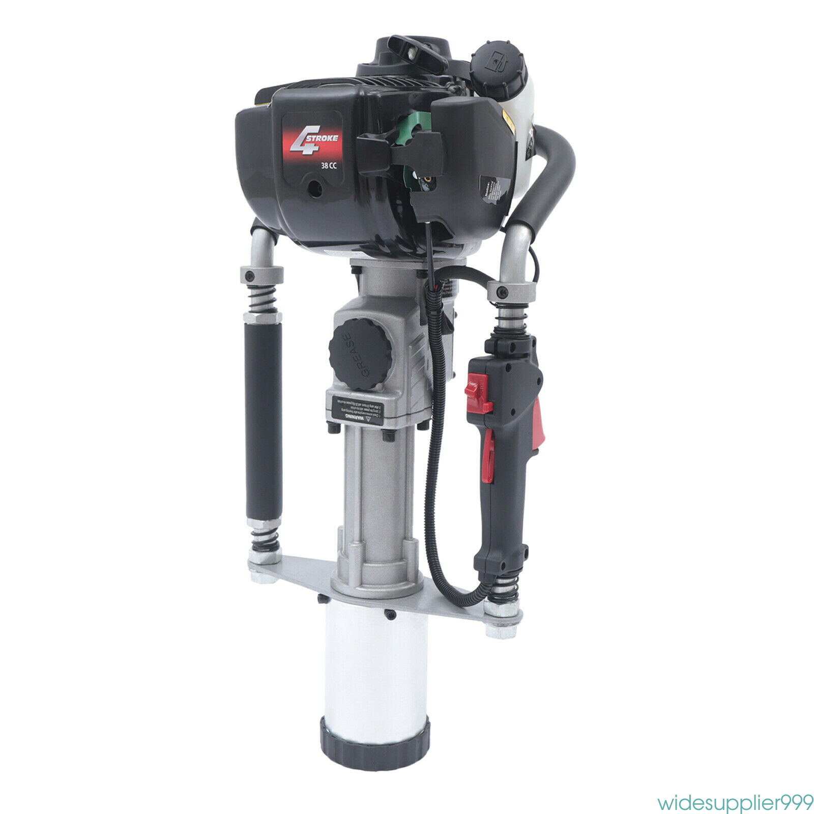 4 Stroke Gas Power Fence Pile Driver Push Gasoline Engine Heavy Duty