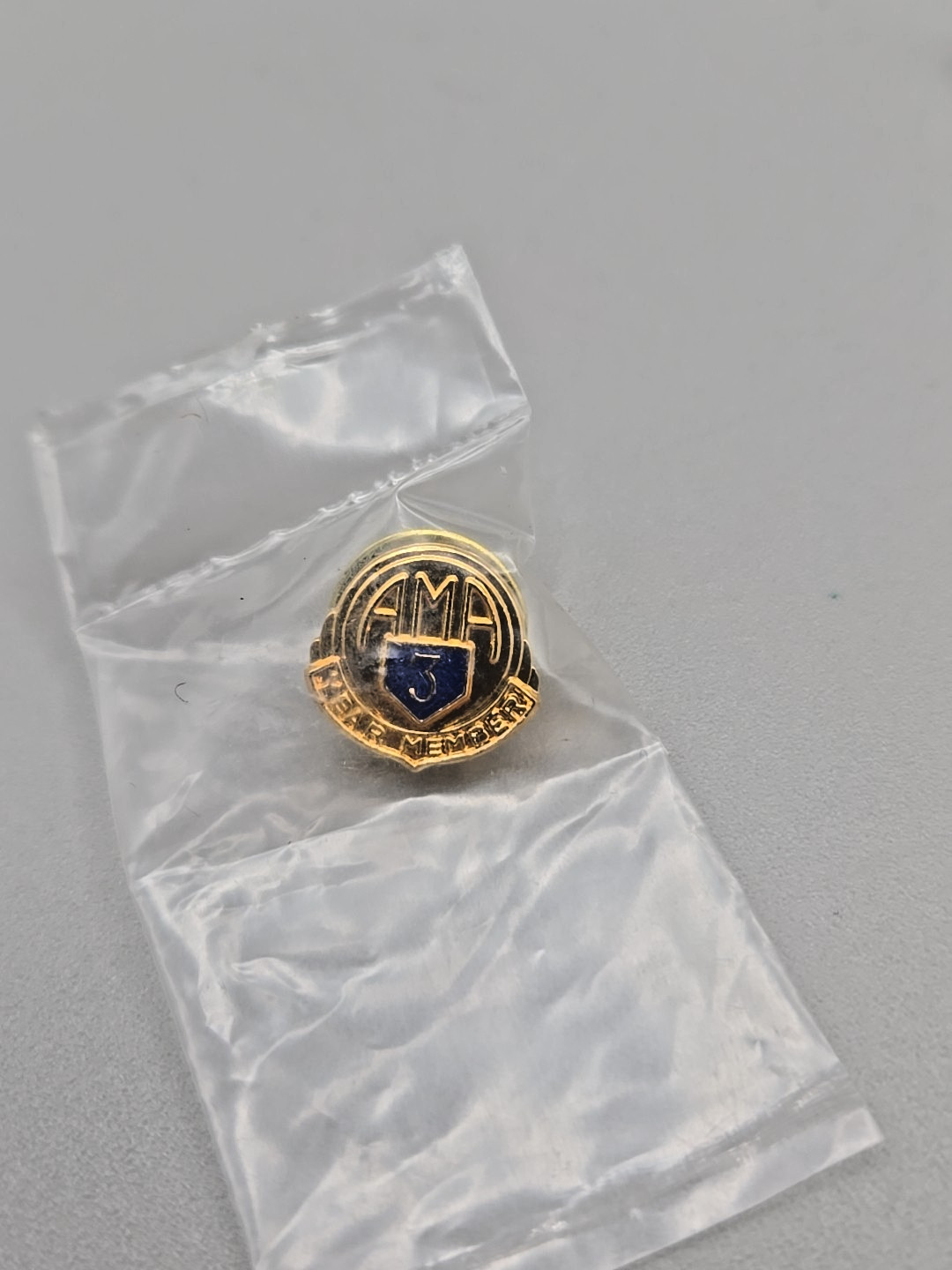 Collection of 17 AMA American Motorcycle Association Membership Pins. New