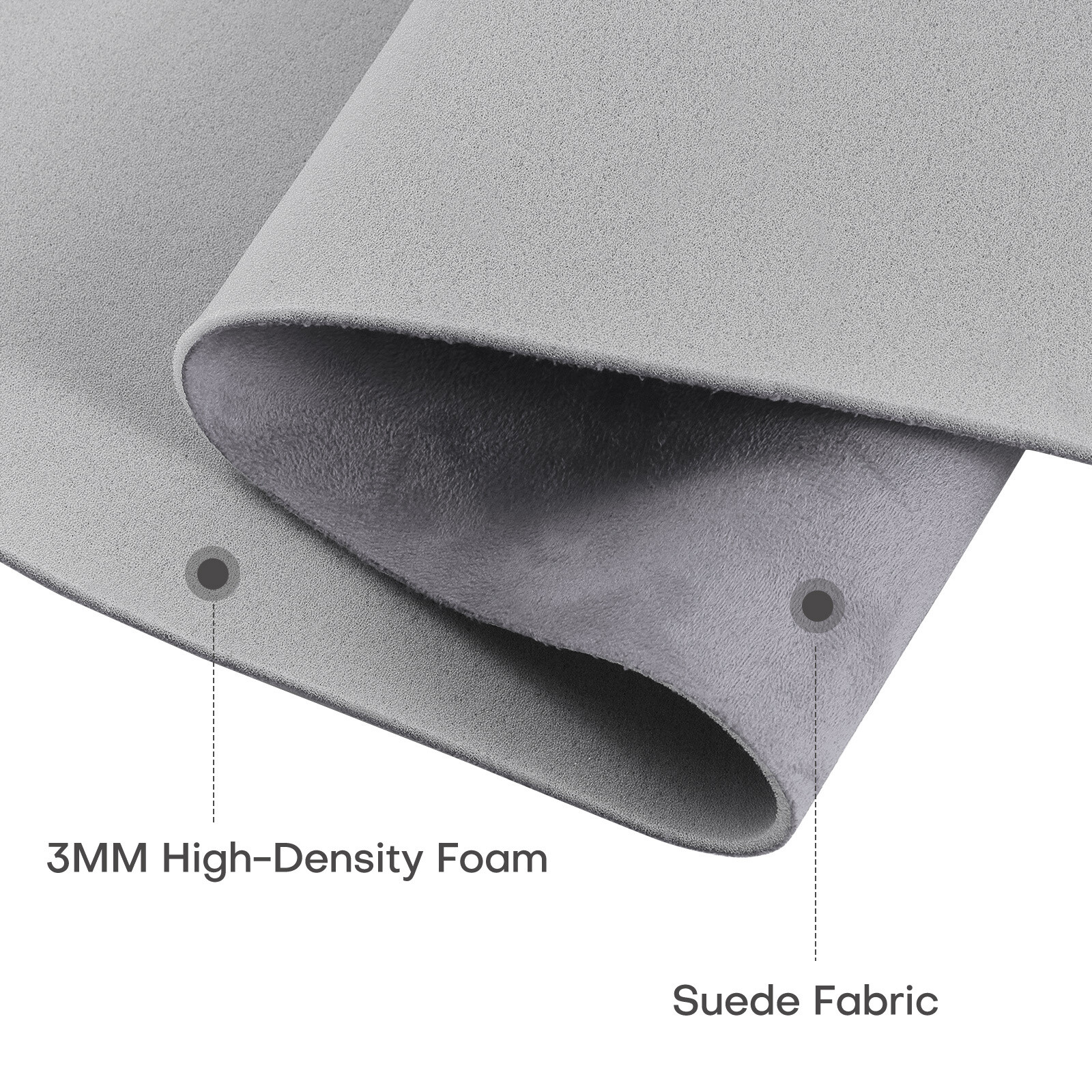 1/8" Thick Suede Headliner Fabric Foam Back Auto Roof Repair Upholstery Material