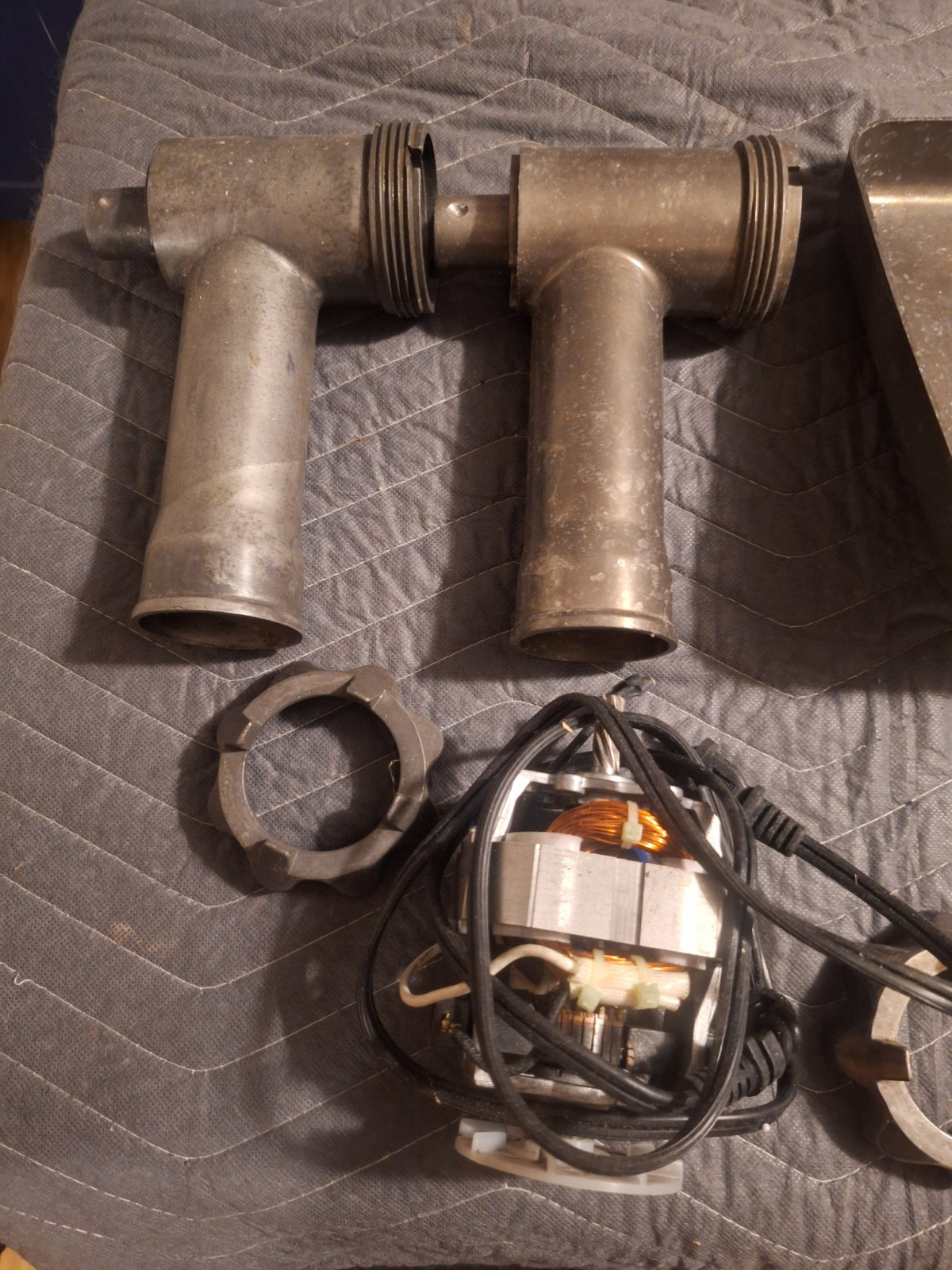 Meat Grinder LEM Gander Mountain Huge Parts Lot!!! With Spare Working Motor