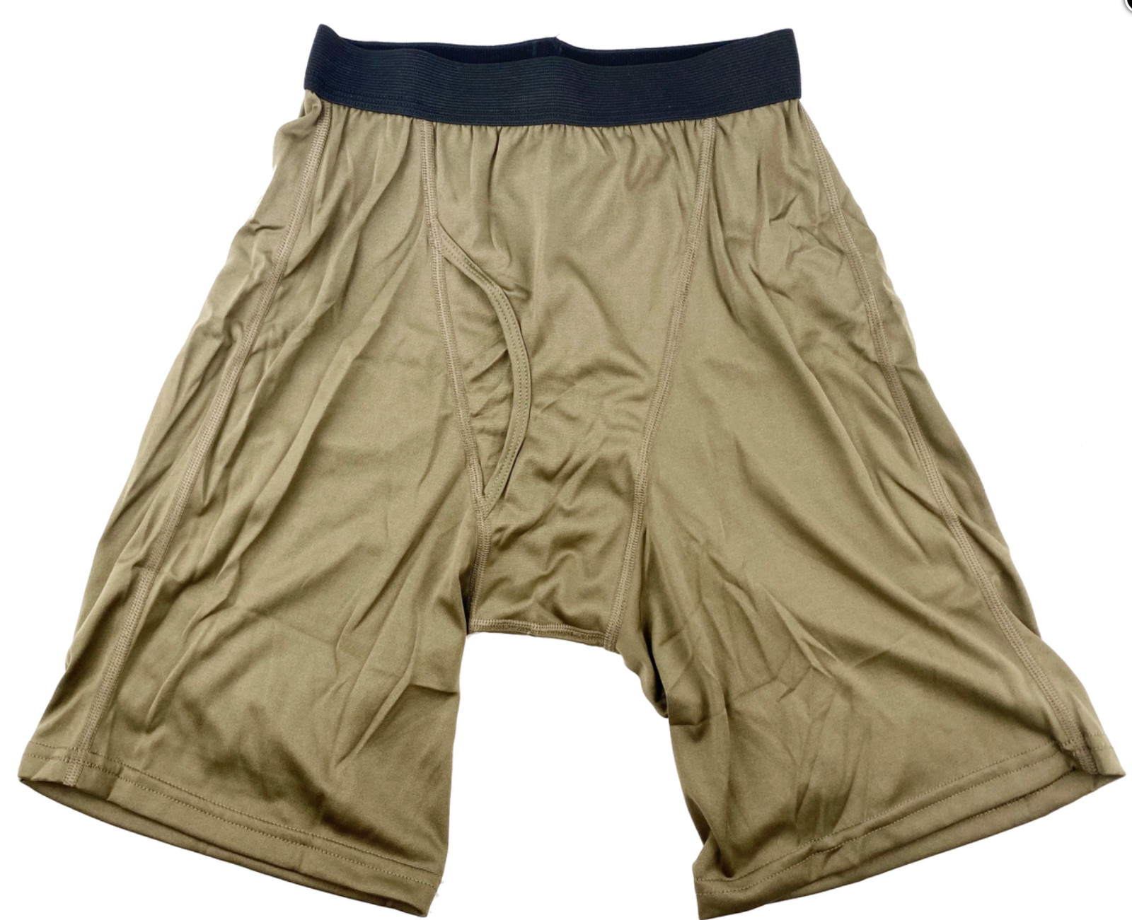 NEW BEYOND LEVEL 1A PCU BOXER BRIEFS COYOTE BROWN SR SMALL REGULAR