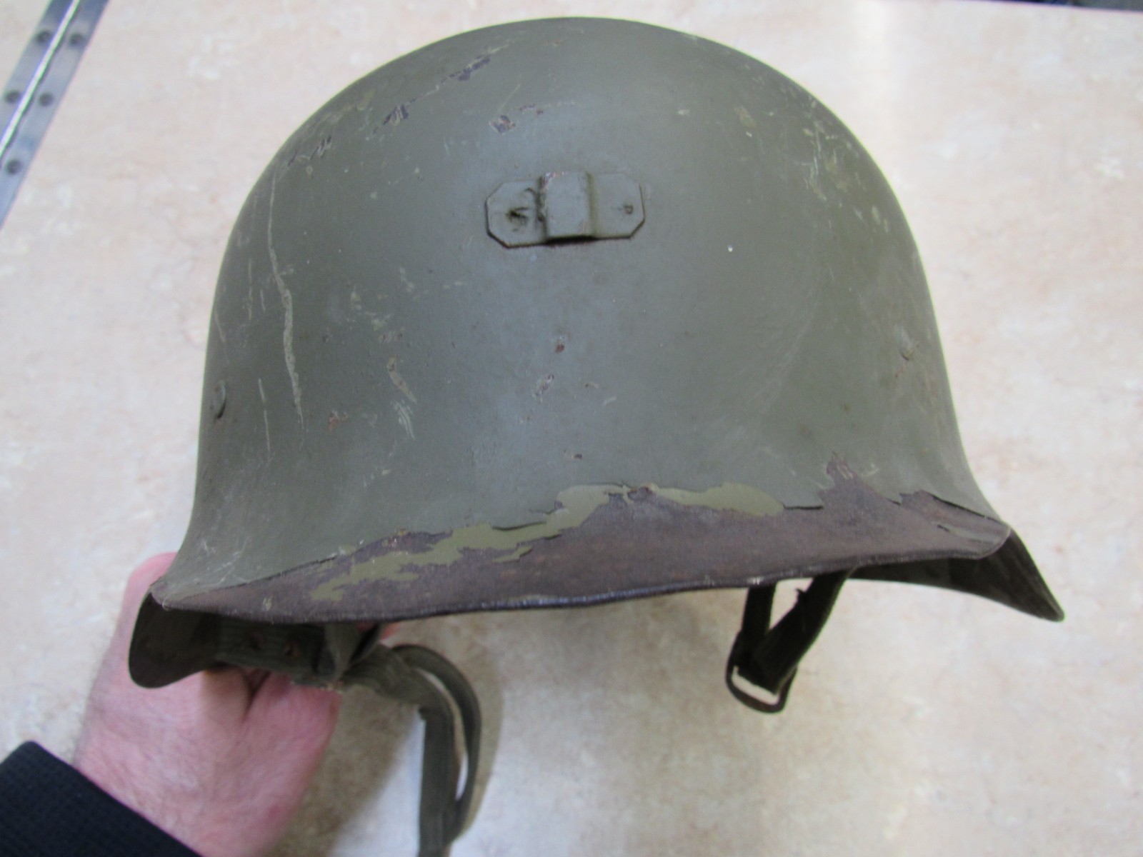 Original WW2 Era Spanish M42 Helmet Post War Liner Modelo Z